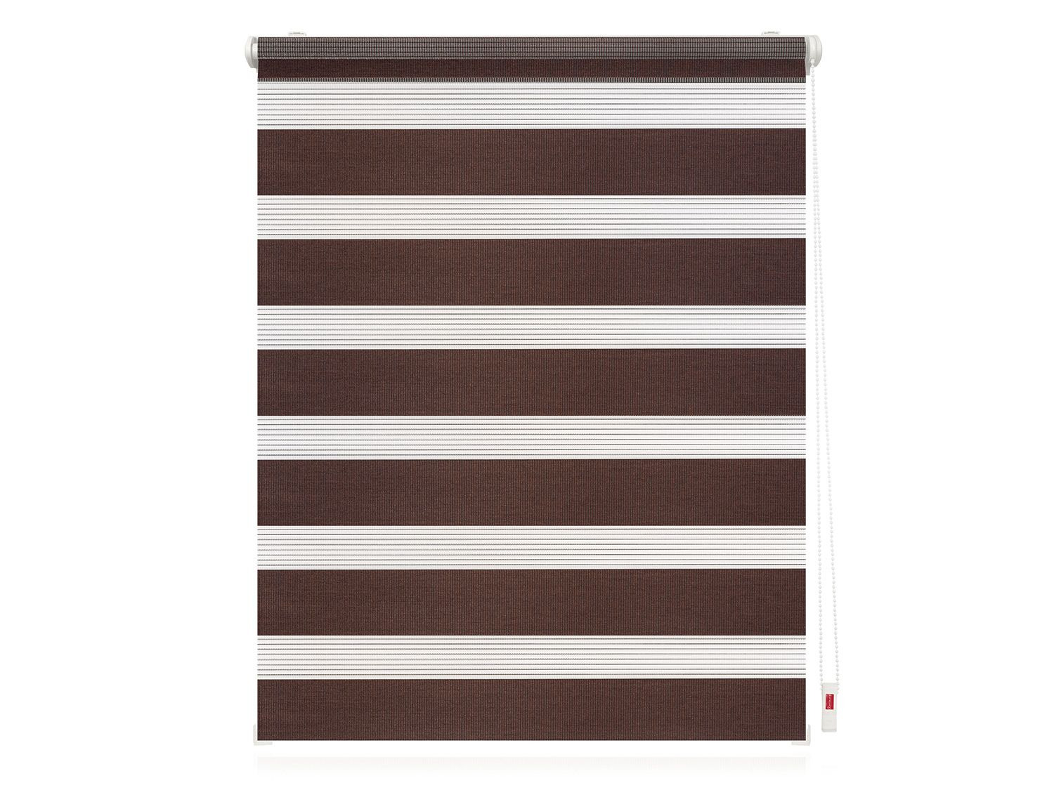 Lichtblick Roleta dzień/ noc Klemmfix, bez wiercenia, od 45 x 150 cm (Ciemnobrązowy, 70x220 cm)