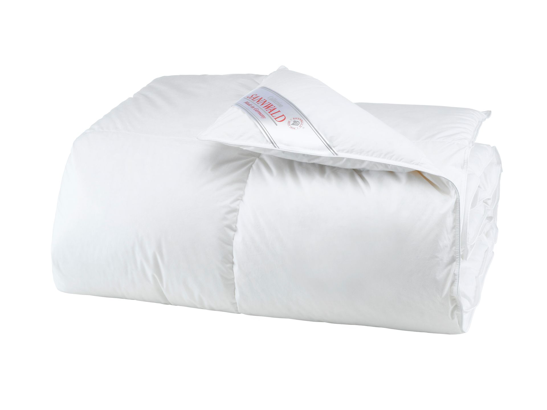 Sannwald Kołdra puchowa kasetowa ciepła (135 X 200 CM)