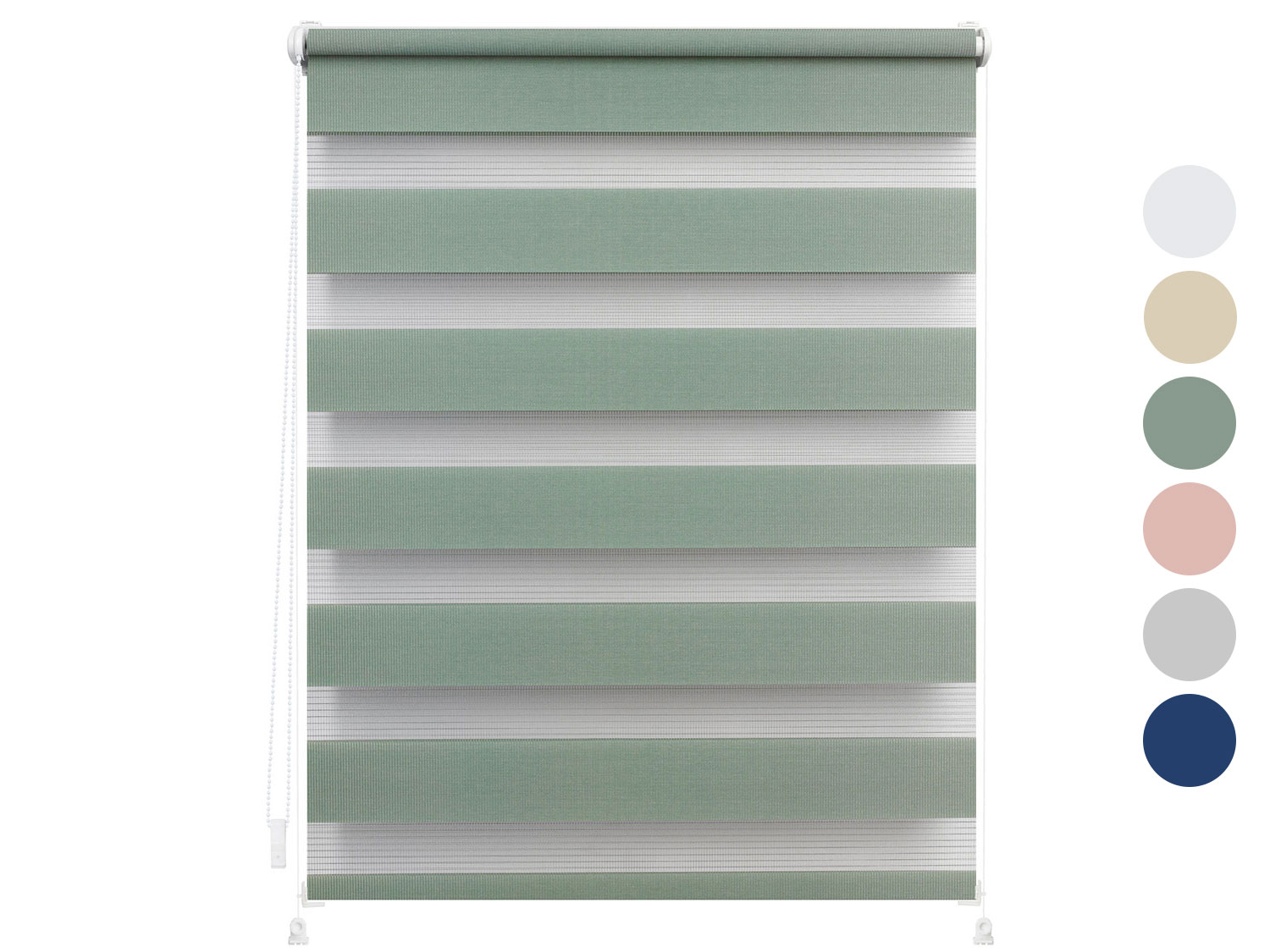 Lichtblick Roleta dzień/ noc Klemmfix, bez wiercenia, zaciemniająca, od 45 x 150 cm