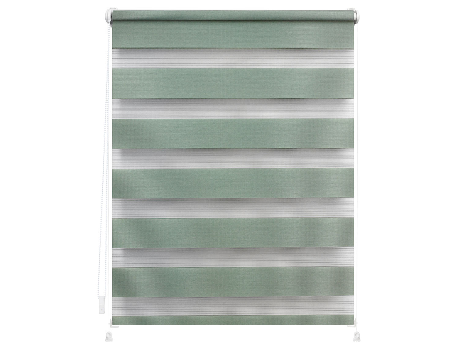 Lichtblick Roleta dzień/ noc Klemmfix, bez wiercenia, zaciemniająca, od 45 x 150 cm (Szałwiowy, 60 x 150 cm)