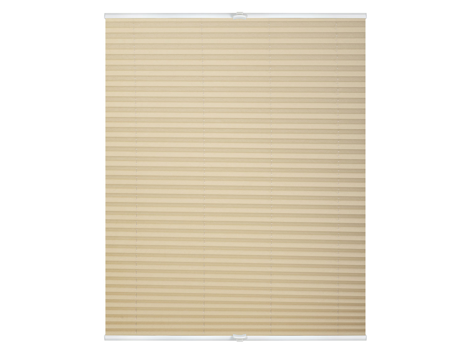 Lichtblick Roleta plisowana Klemmfix, bez wiercenia, od 45 x 130 cm (Kremowy, 95x130 cm)