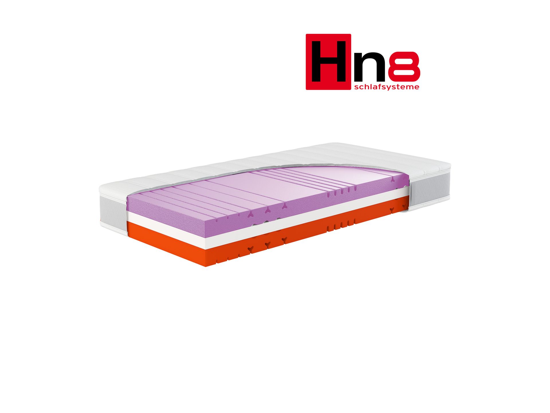 Hn8 Schlafsysteme Materac piankowy 7-strefowy Sleep Balance Pro (H3/H4, 80 x 200 cm)