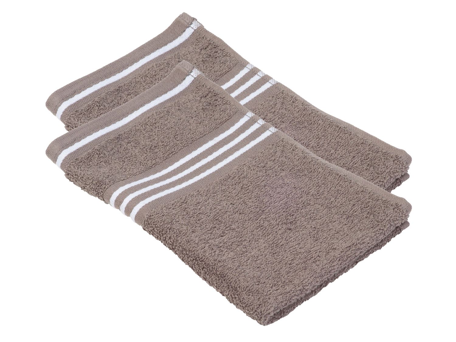 Ręcznik dla gości Gözze Rio pakiet podwójny, wymiary ręcznika 30 x 50 cm (Taupe)