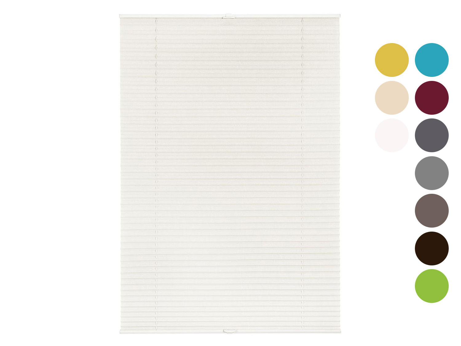 Lichtblick Roleta plisowana Klemmfix, bez wiercenia, od 45 x 130 cm