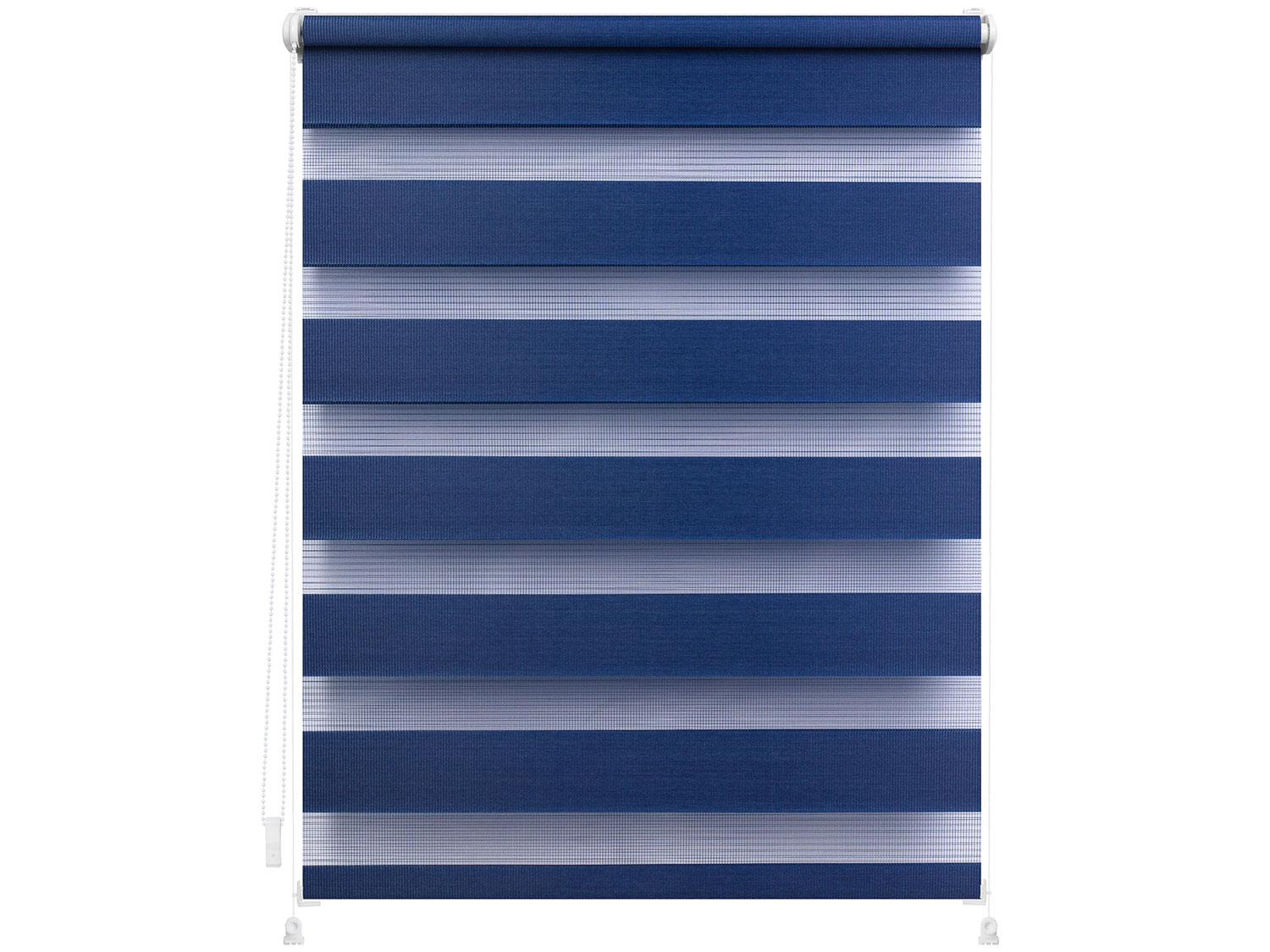 Lichtblick Roleta dzień/ noc Klemmfix, bez wiercenia, zaciemniająca, od 45 x 150 cm (Niebieski, 100 x 150 cm)