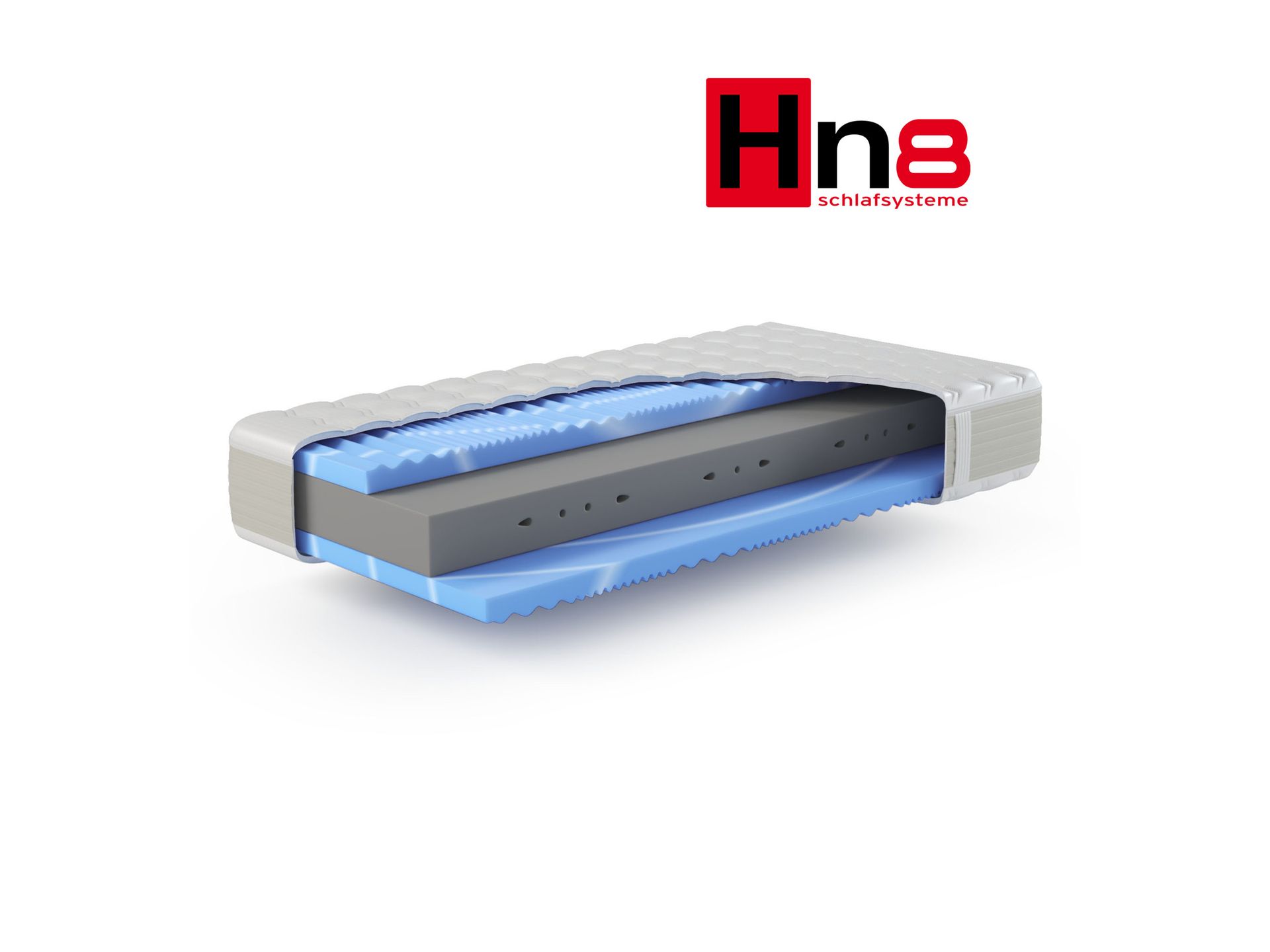 Hn8 Schlafsysteme Materac z pianki termoelastycznej 7-strefowy XXL Gelstar KS
