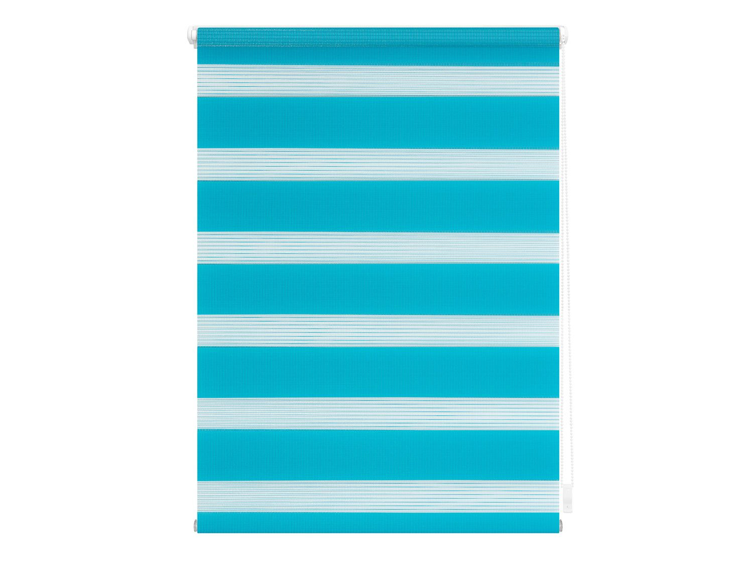 Lichtblick Roleta dzień/ noc Klemmfix, bez wiercenia, od 45 x 150 cm (Niebieski, 70x220 cm)