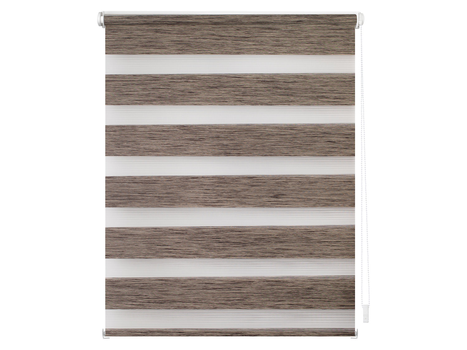 Lichtblick Roleta dzień/ noc Klemmfix, bez wiercenia, od 45 do 120 cm (Jasnobrązowy, 70 x 150 cm)