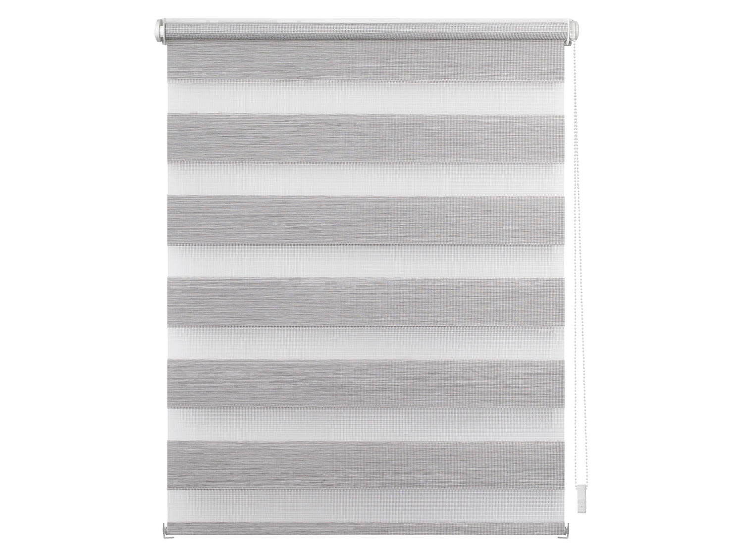 Lichtblick Roleta dzień/ noc Klemmfix, bez wiercenia, od 45 do 120 cm (Jasnoszary, 70 x 150 cm)