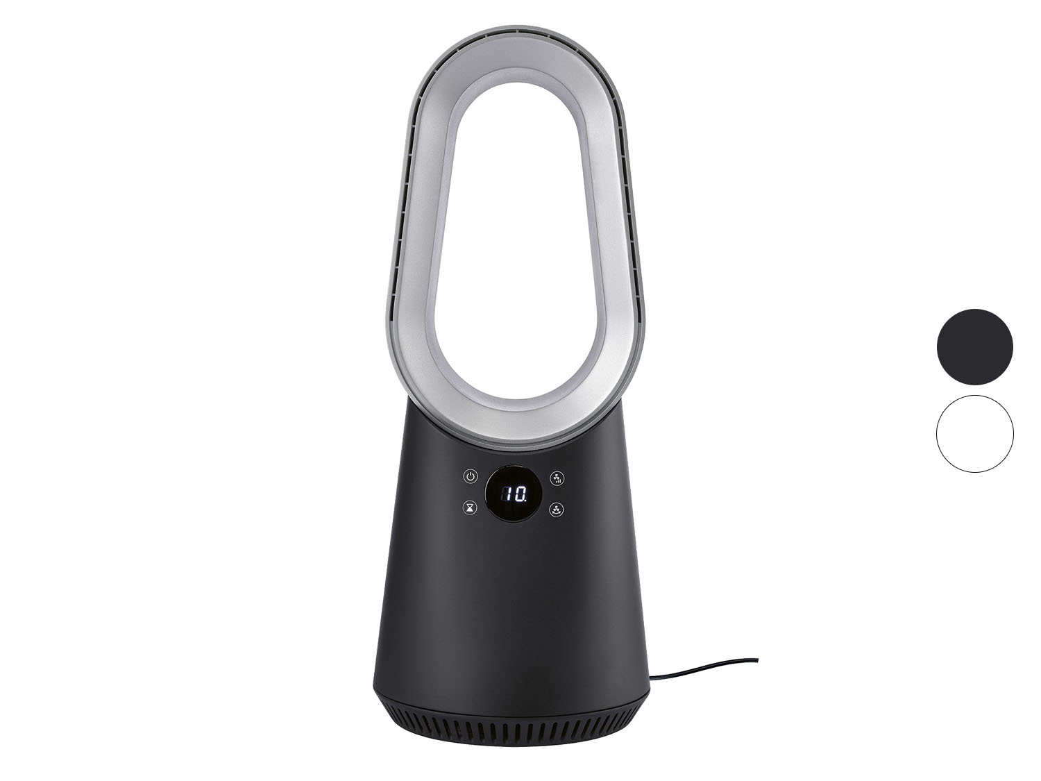 SILVERCREST Miniwentylator bezwirnikowy z wyświetlaczem LED