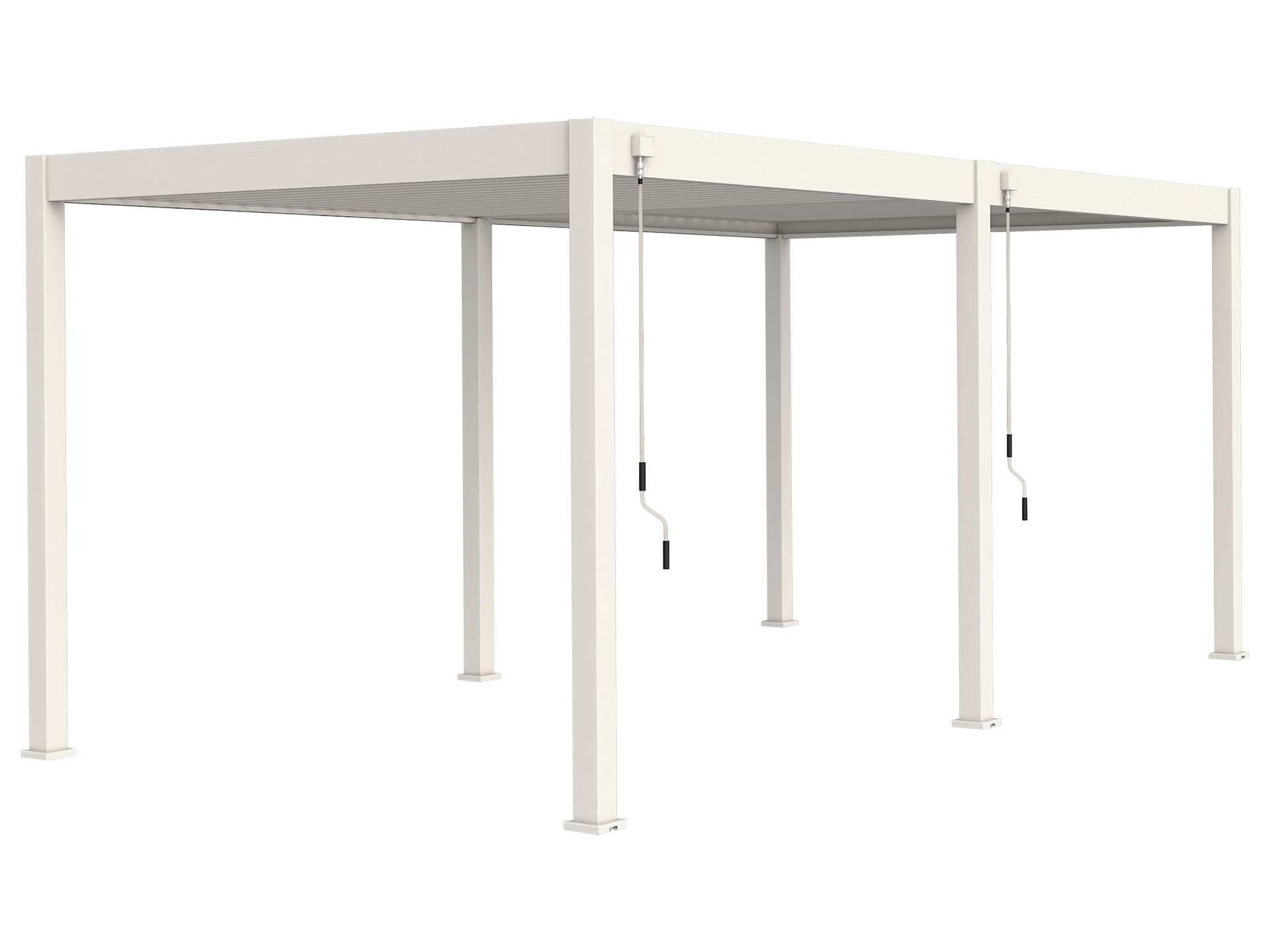 Pergoline Aluminiowe zadaszenie tarasowe Superior (Biały, 3,6x5,3 m)