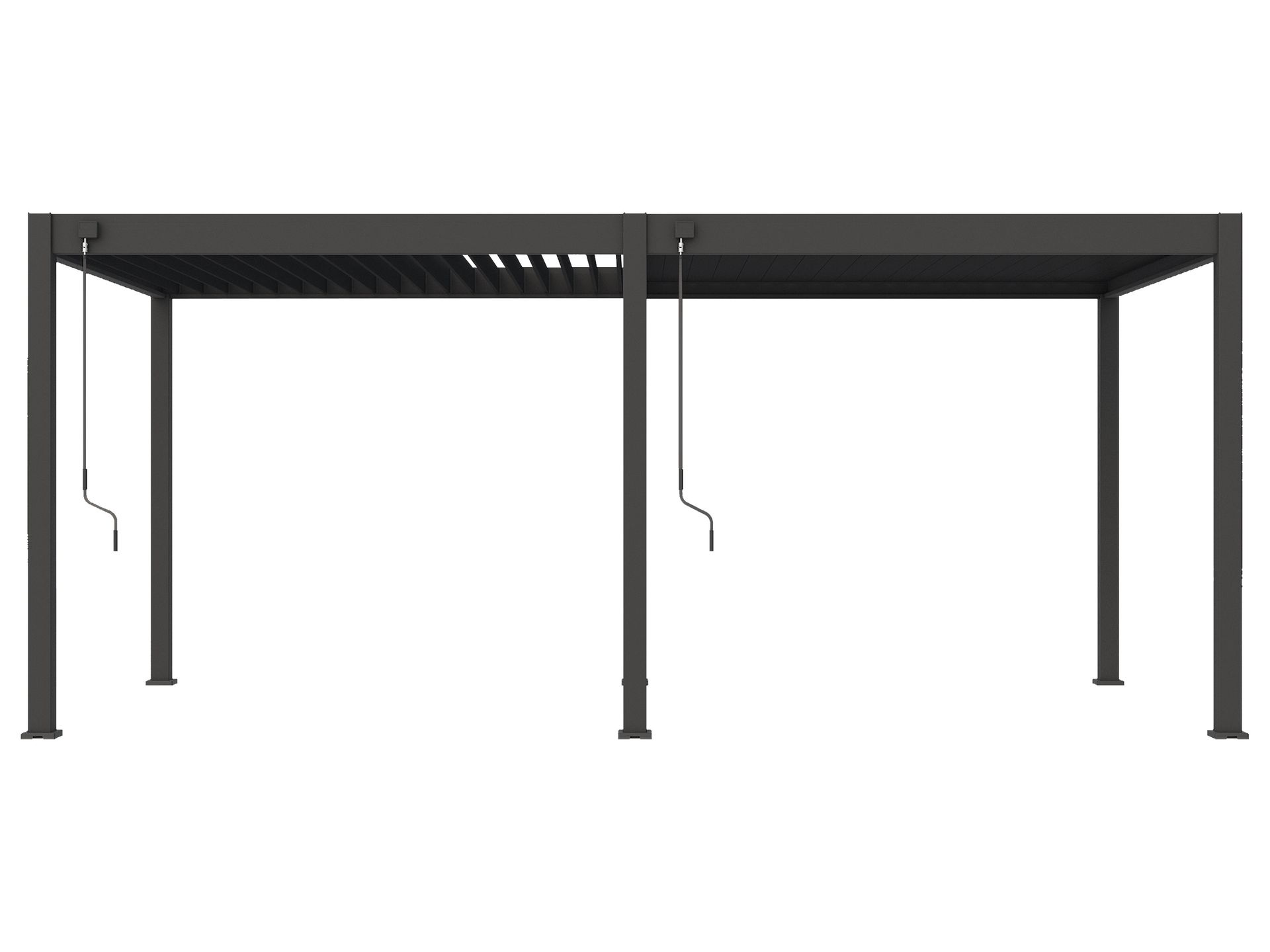Pergoline Aluminiowe zadaszenie tarasowe Superior (Antracytowy, 3x6 m)