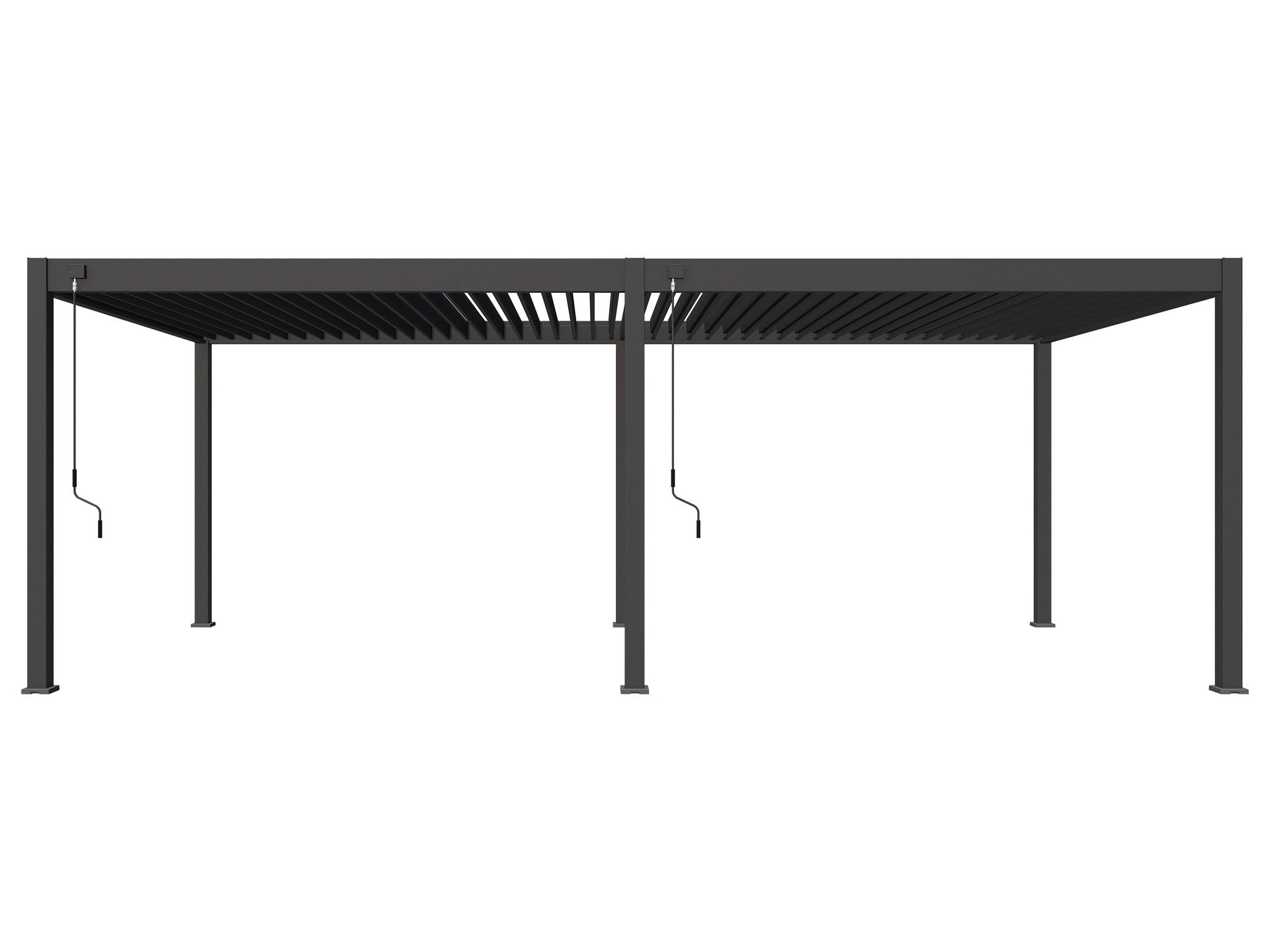 Pergoline Aluminiowe zadaszenie tarasowe Superior (Antracytowy, 3,6x7,2 m)