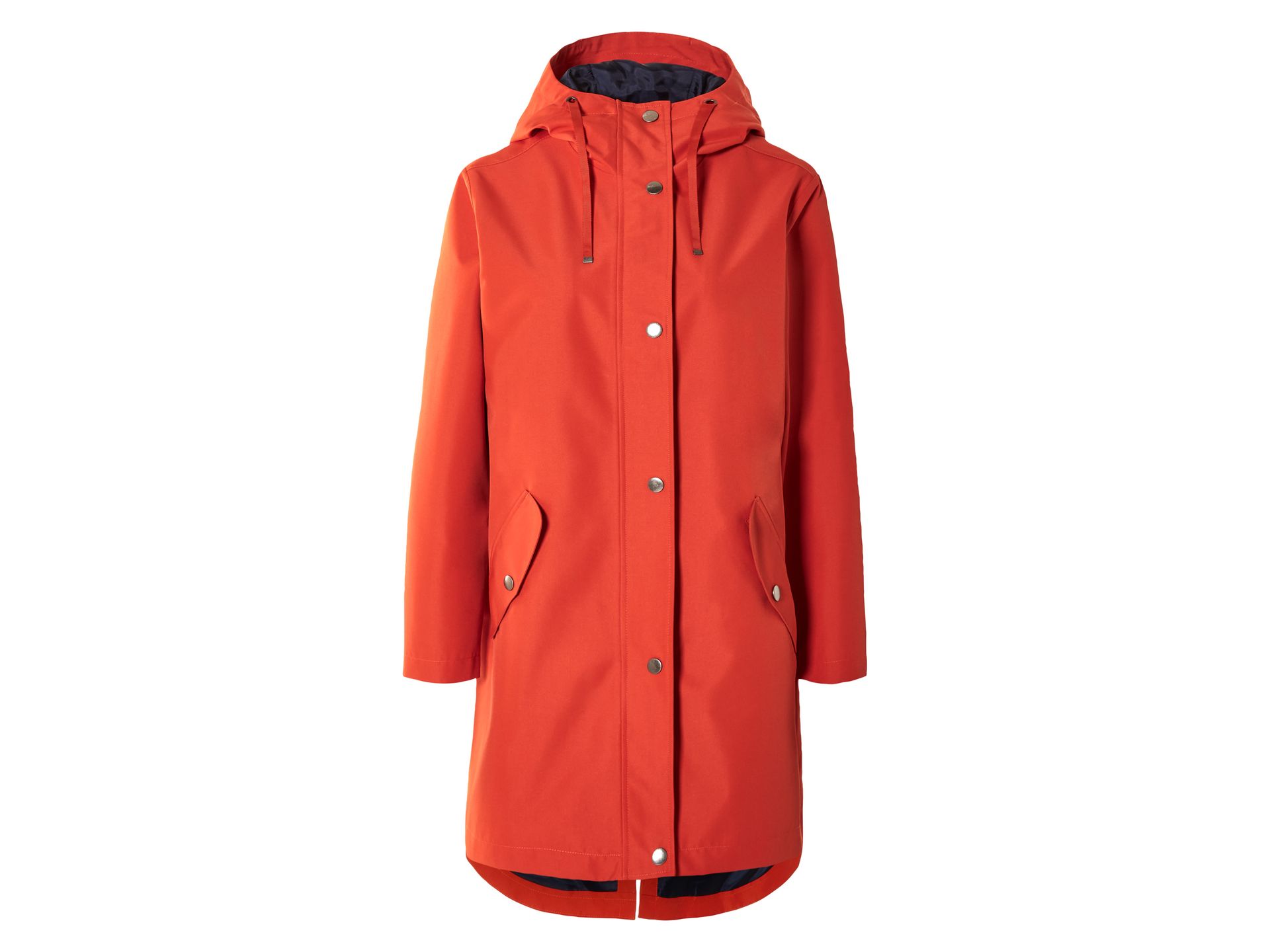 esmara® Parka damska przeciwdeszczowa typu trencz (XS (32/34), Czerwony/pomarańczowy)