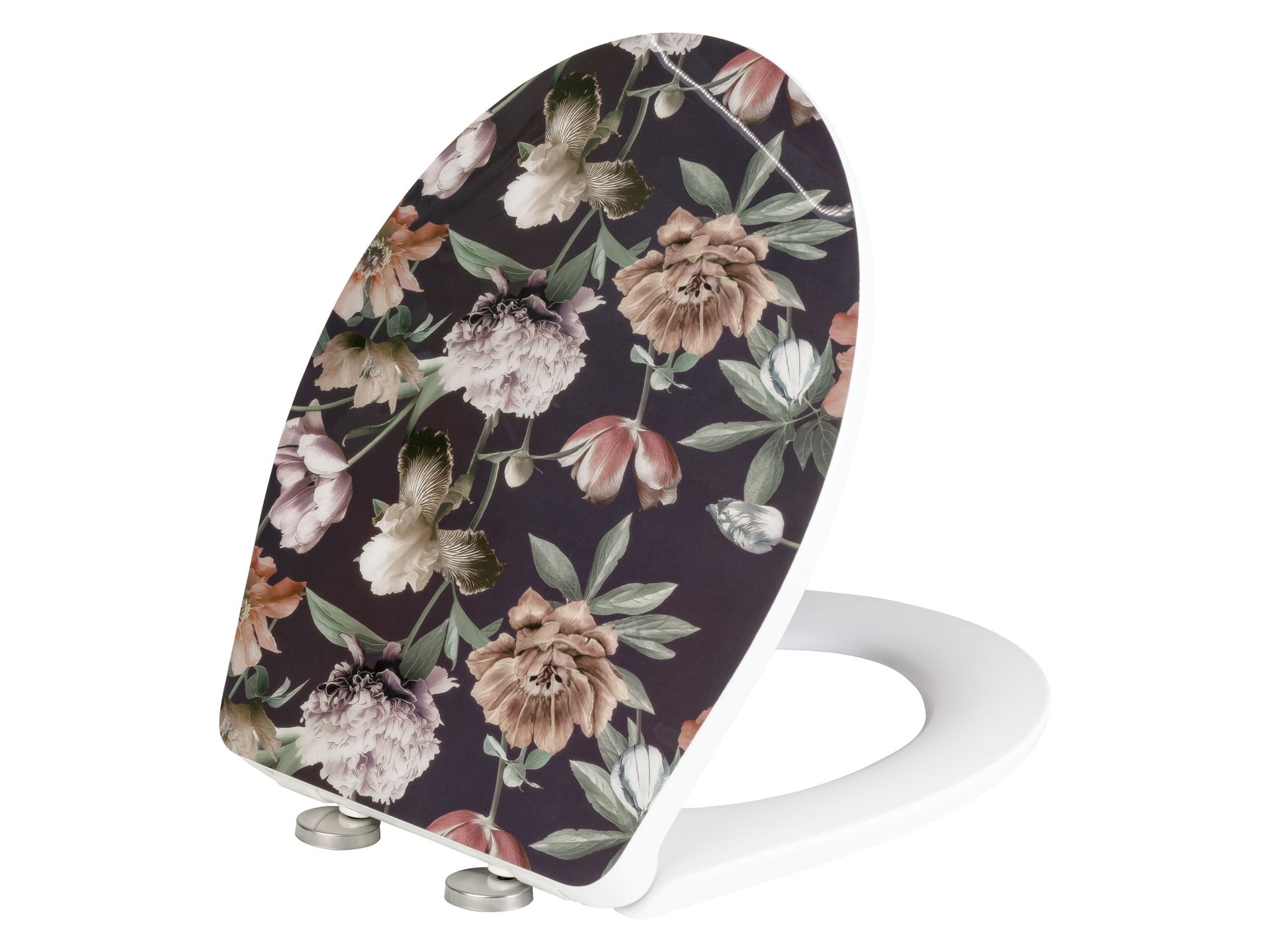 LIVARNO home Deska sedesowa wolnoopadająca z duroplastu (Kwiaty akrylowe)