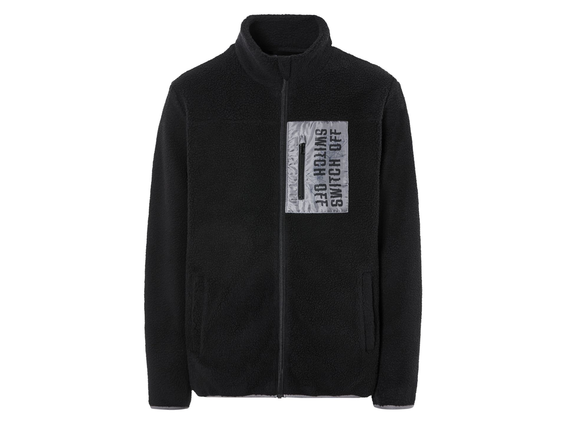 LIVERGY® Kurtka męska z polarem sherpa (XL (56/58), Szary)