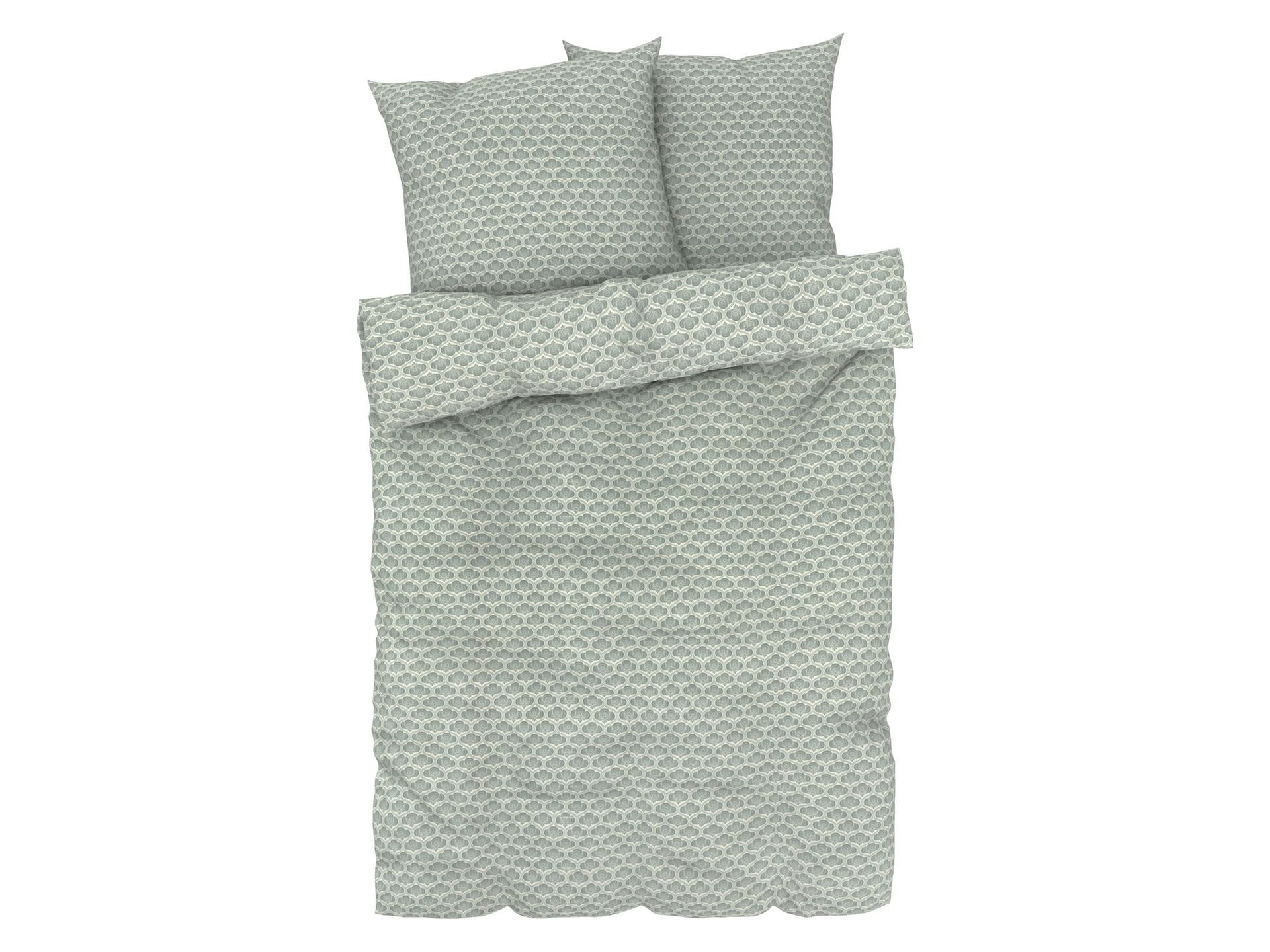 LIVARNO home Pościel z mikrowłókna satynowego, 160 x 200 cm (Wzór geometryczny)