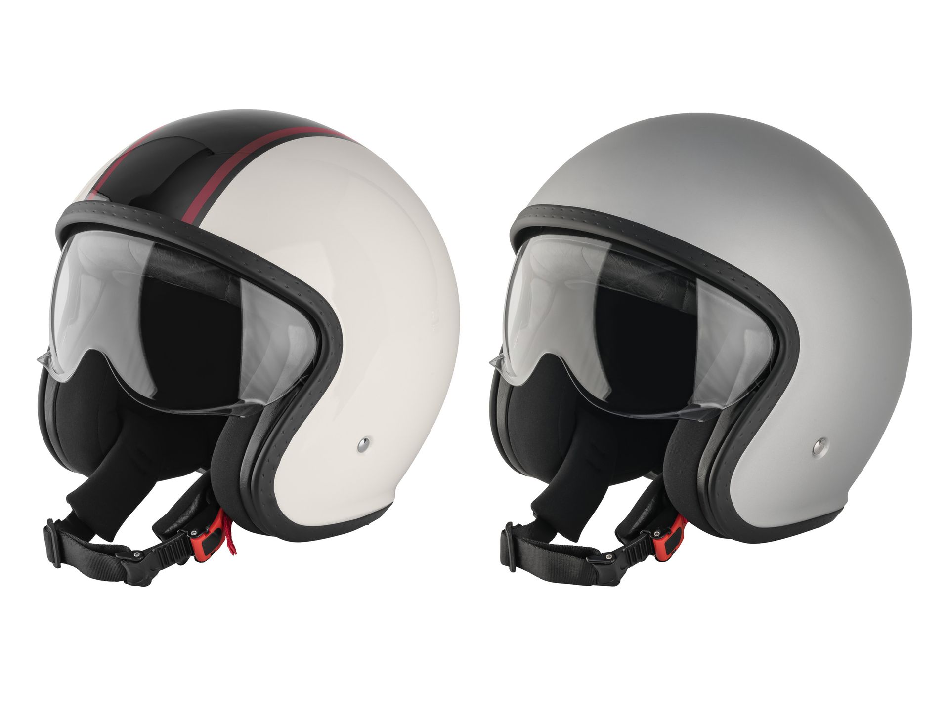ULTIMATE SPEED® Kask typu jet z odpornym na zarysowania wizjerem