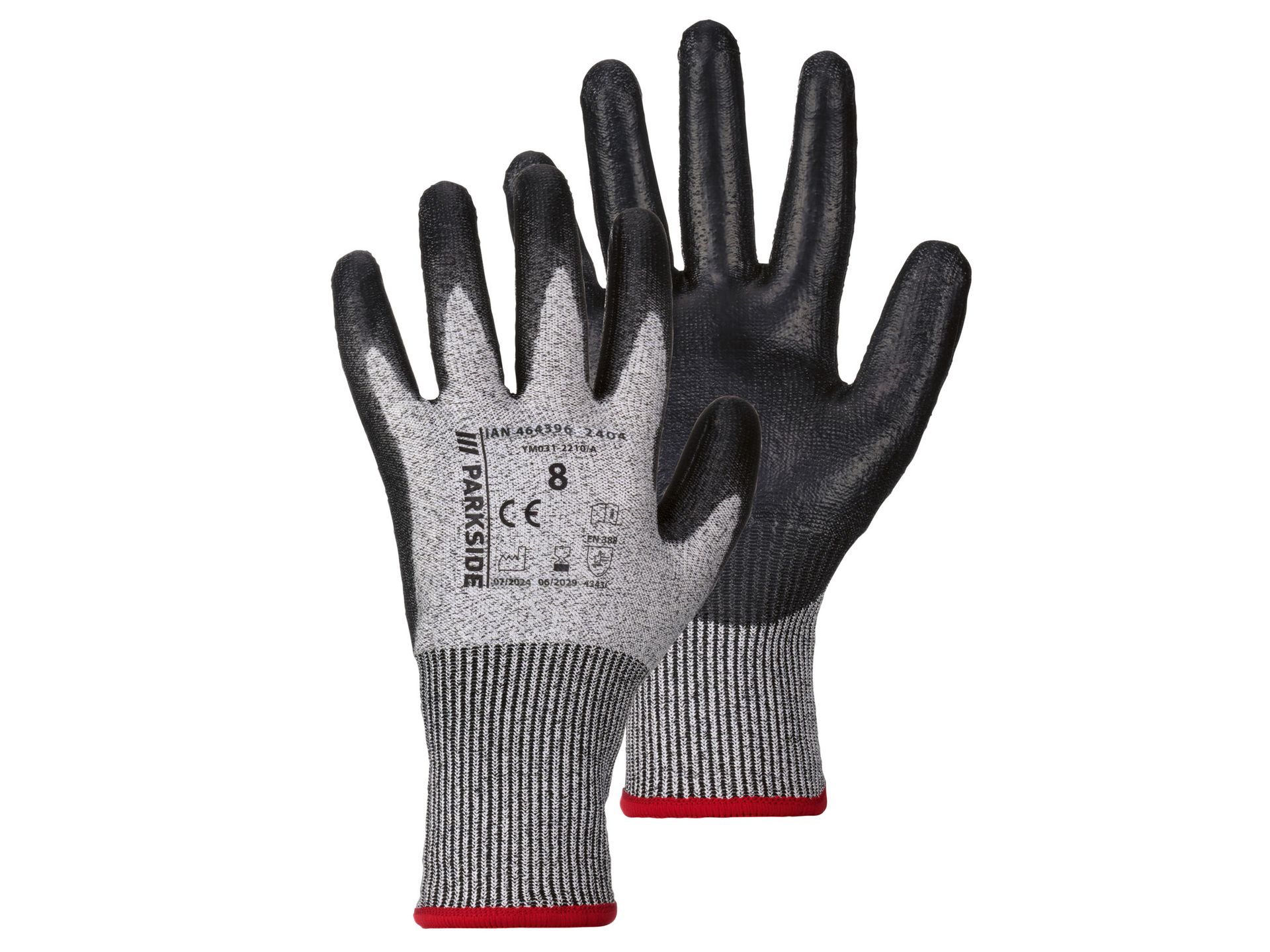 PARKSIDE® Rękawice ochronne z powłoką poliuretanową (8)