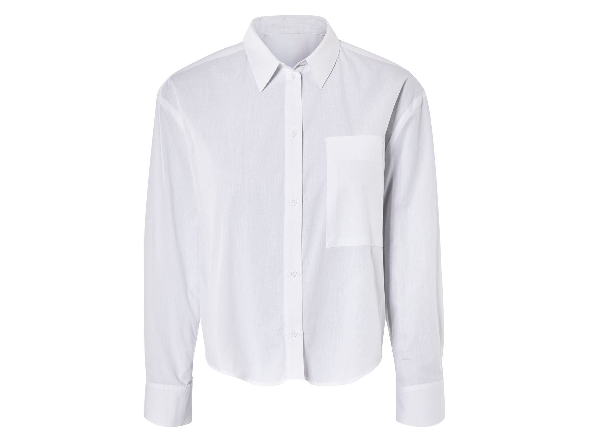 esmara® Koszula damska z bawełny (Biały, 38)