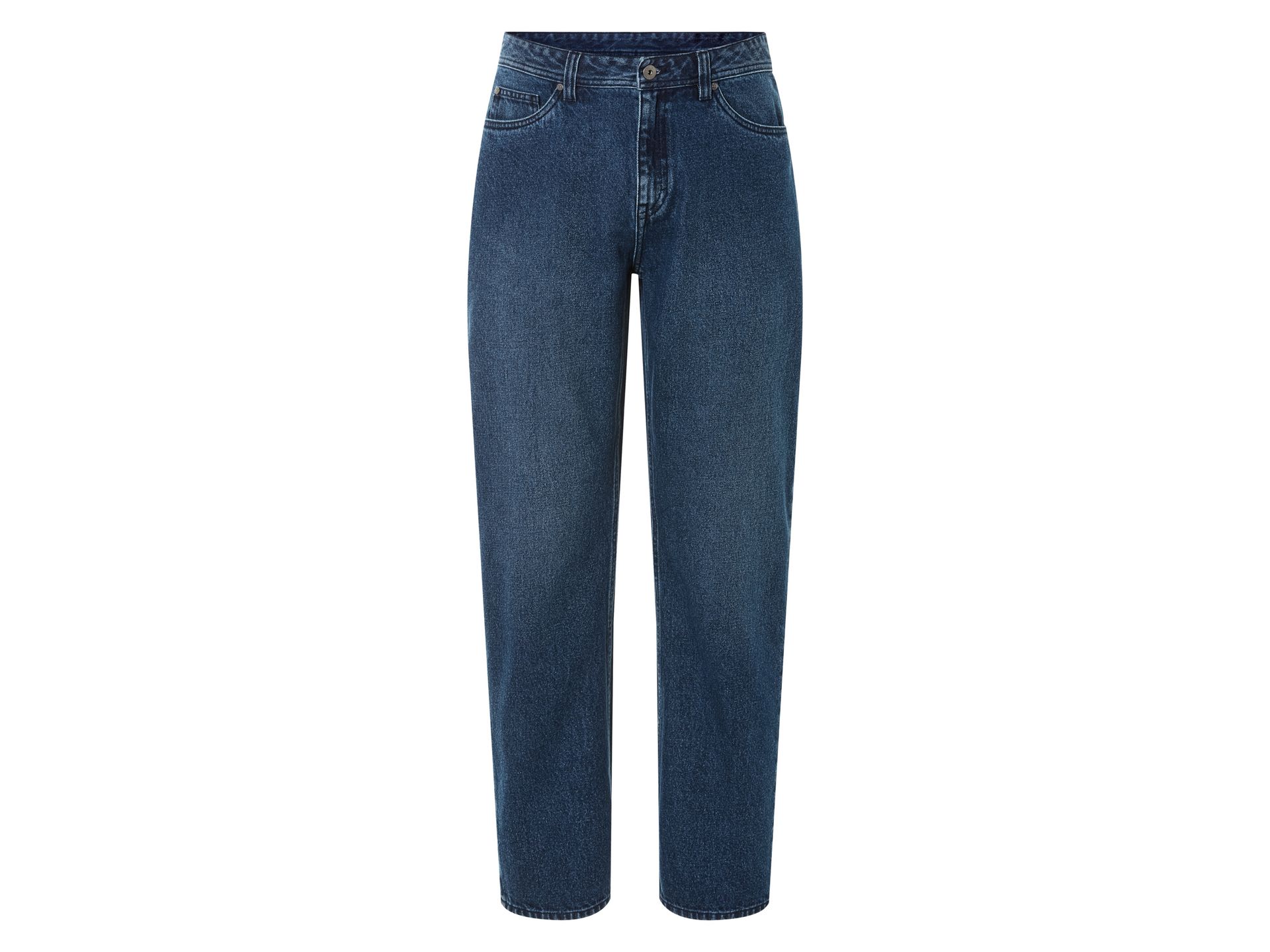 LIVERGY® Jeansy Relaxed Fit męskie z bawełny (Niebieski, 52 (36/32))