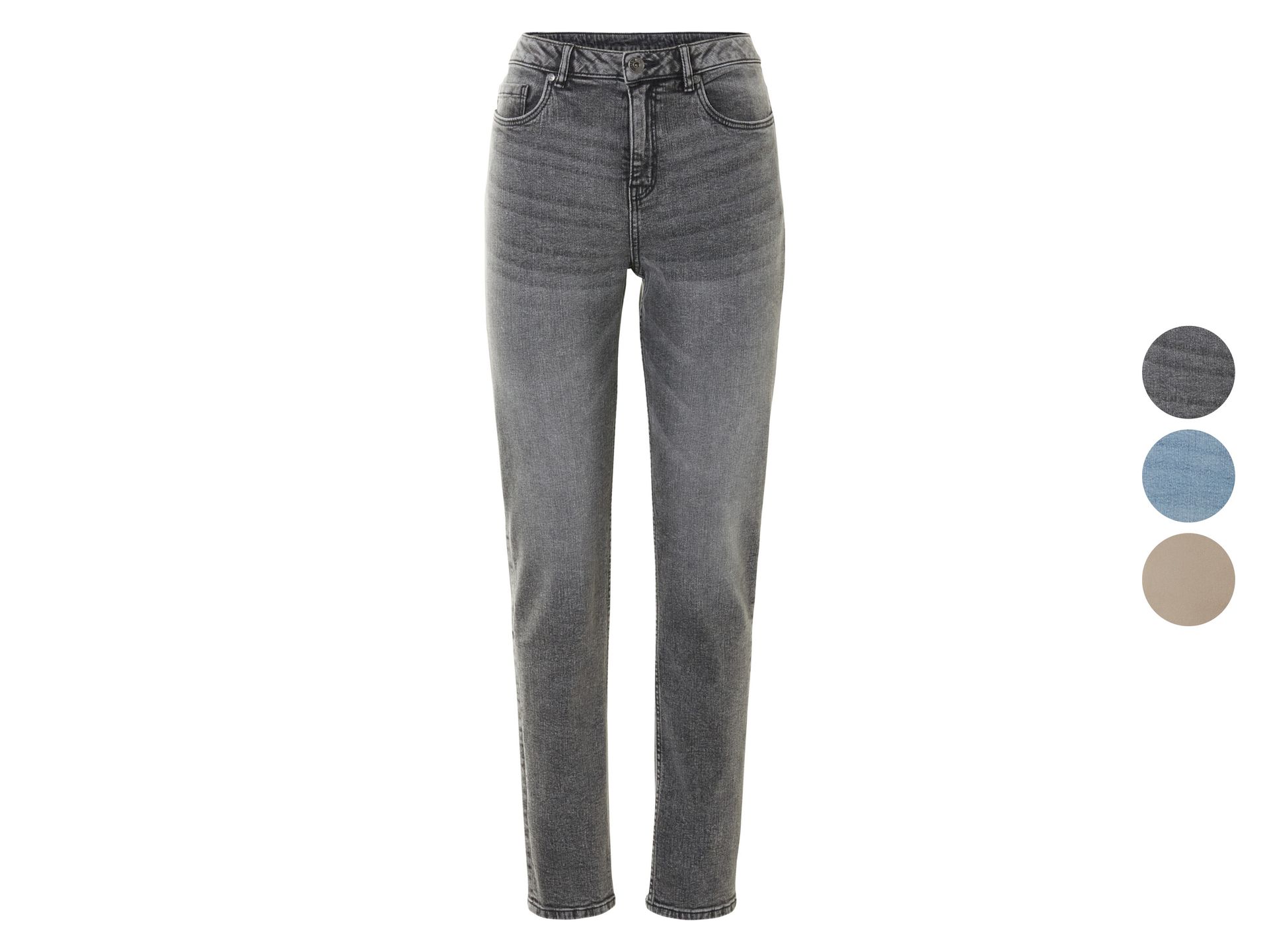 esmara® Jeansy Straight Fit damskie z bawełny