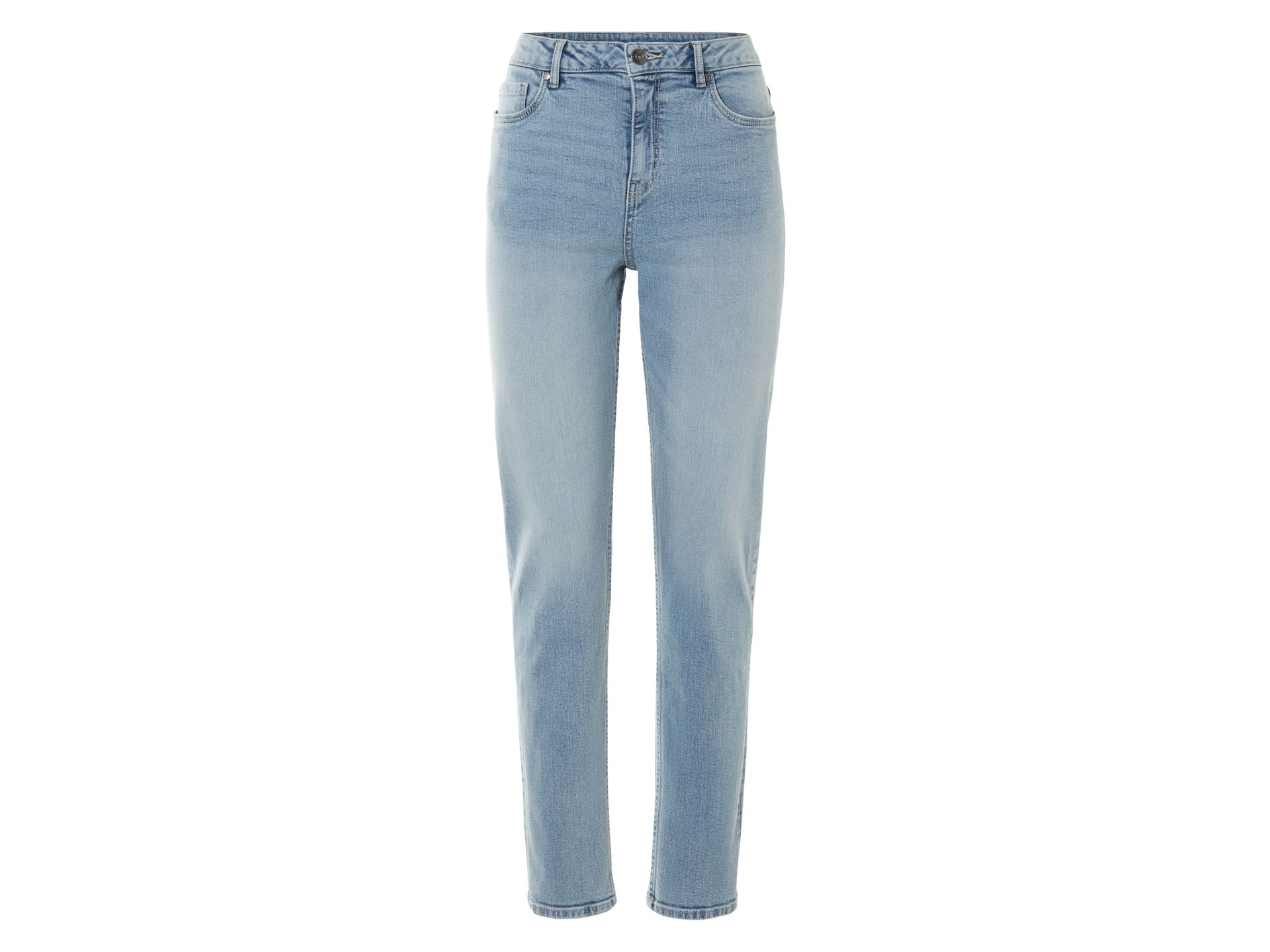 esmara® Jeansy Straight Fit damskie z bawełny (Light blue denim, 36 (regularna długość))