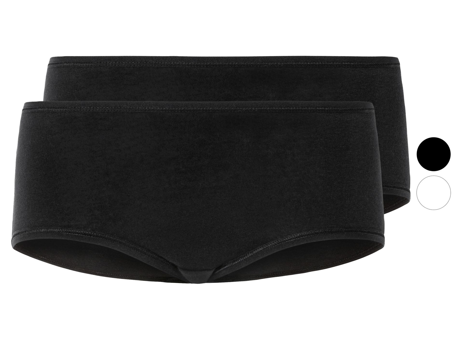 esmara® Majtki figi damskie z biobawełną, 2 pary