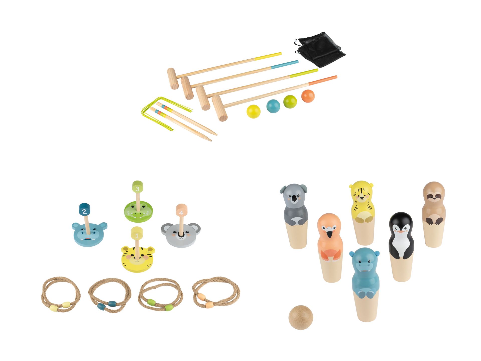 Playtive Drewniane zabawki edukacyjne