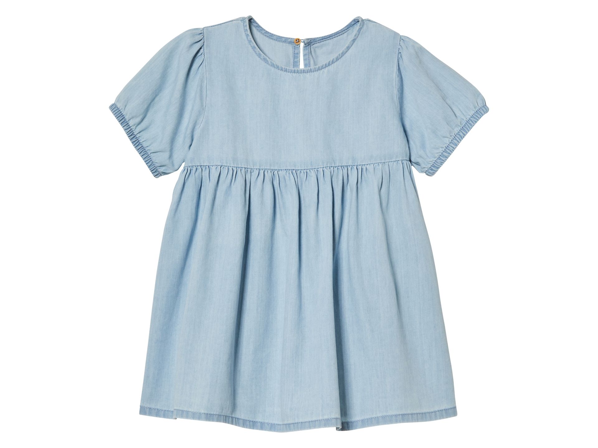 lupilu® Sukienka jeansowa dziecięca z bawełny (Niebieski, 116)