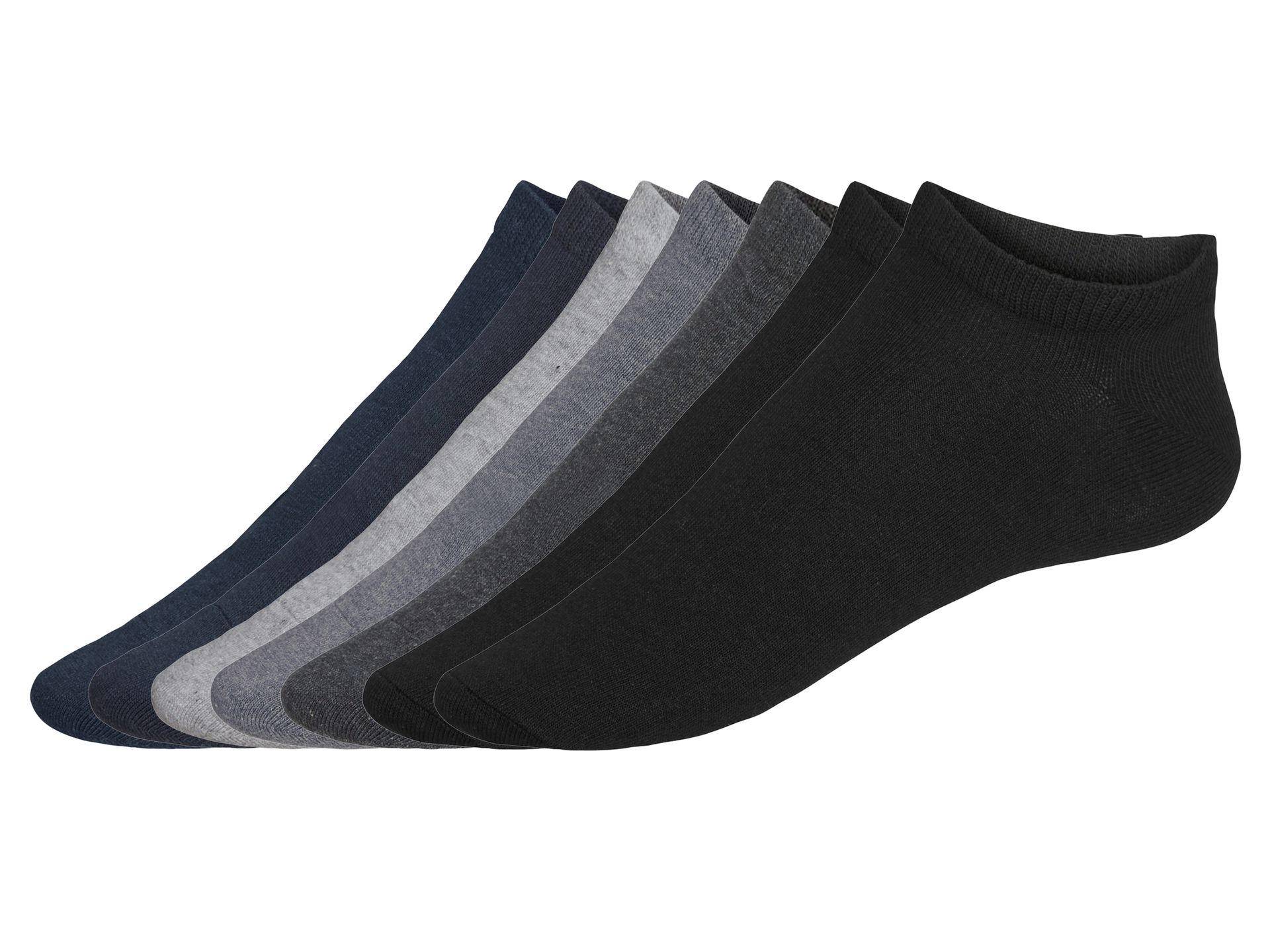 LIVERGY® Skarpetki stopki męskie, 7 par (Szary, 39-42)