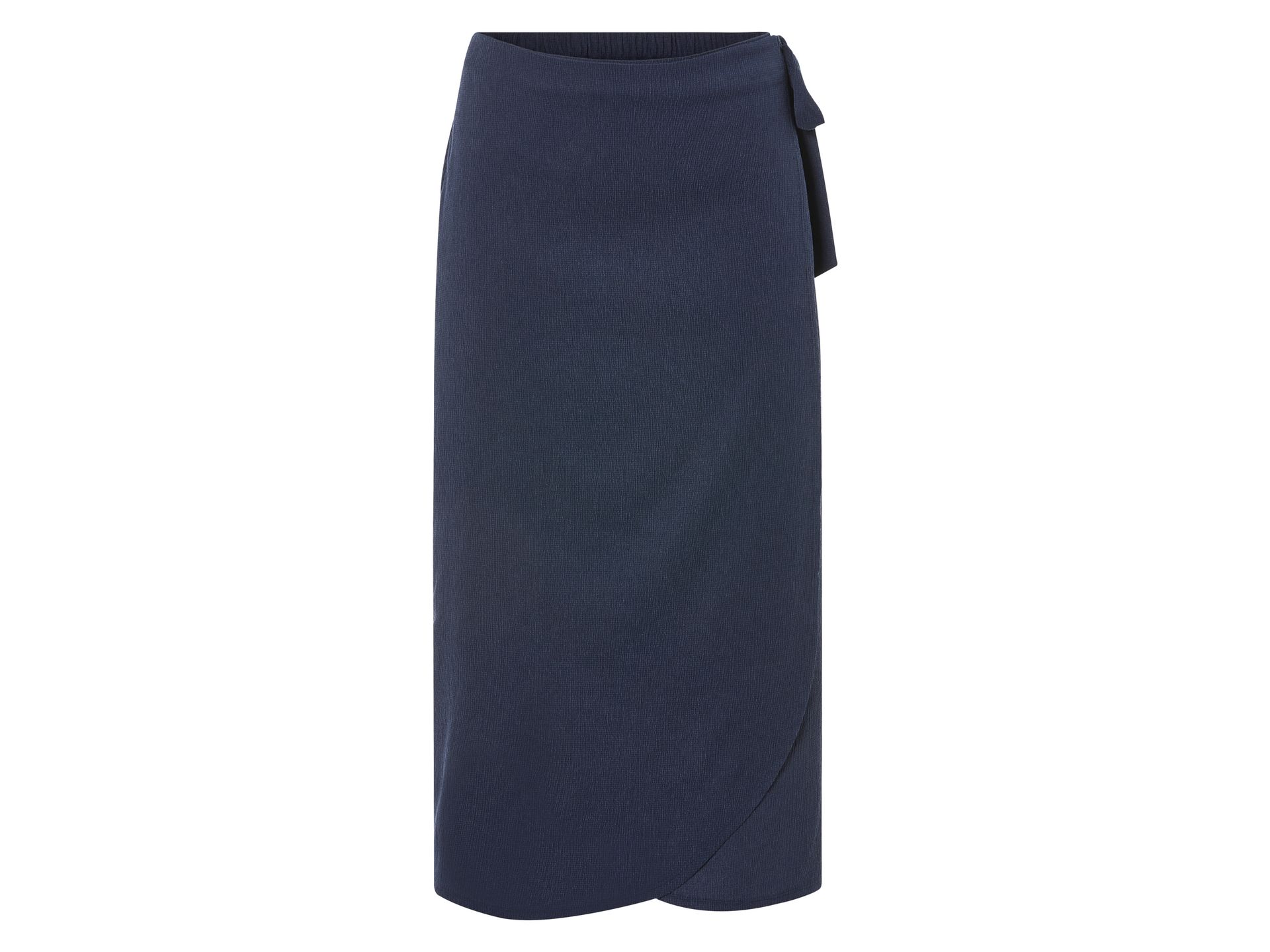 esmara® Spódnica midi damska wiązana (Granatowy, M(40/42))