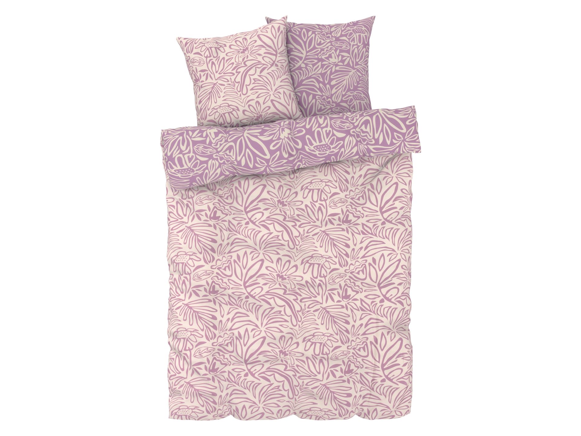 LIVARNO home Pościel z mikrowłókna satynowego, 220 x 200 cm (Różowy)