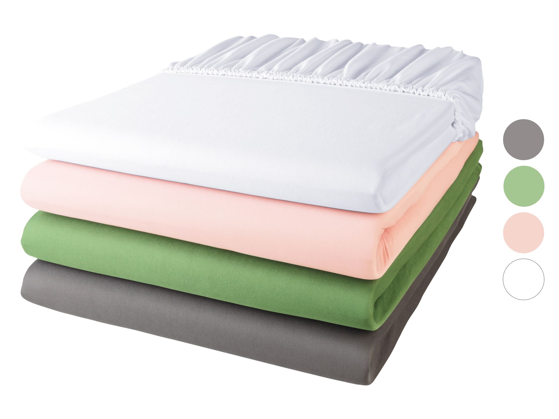 LIVARNO home Prześcieradło z mikrowłókna z gumką, 140-160 x 200 cm