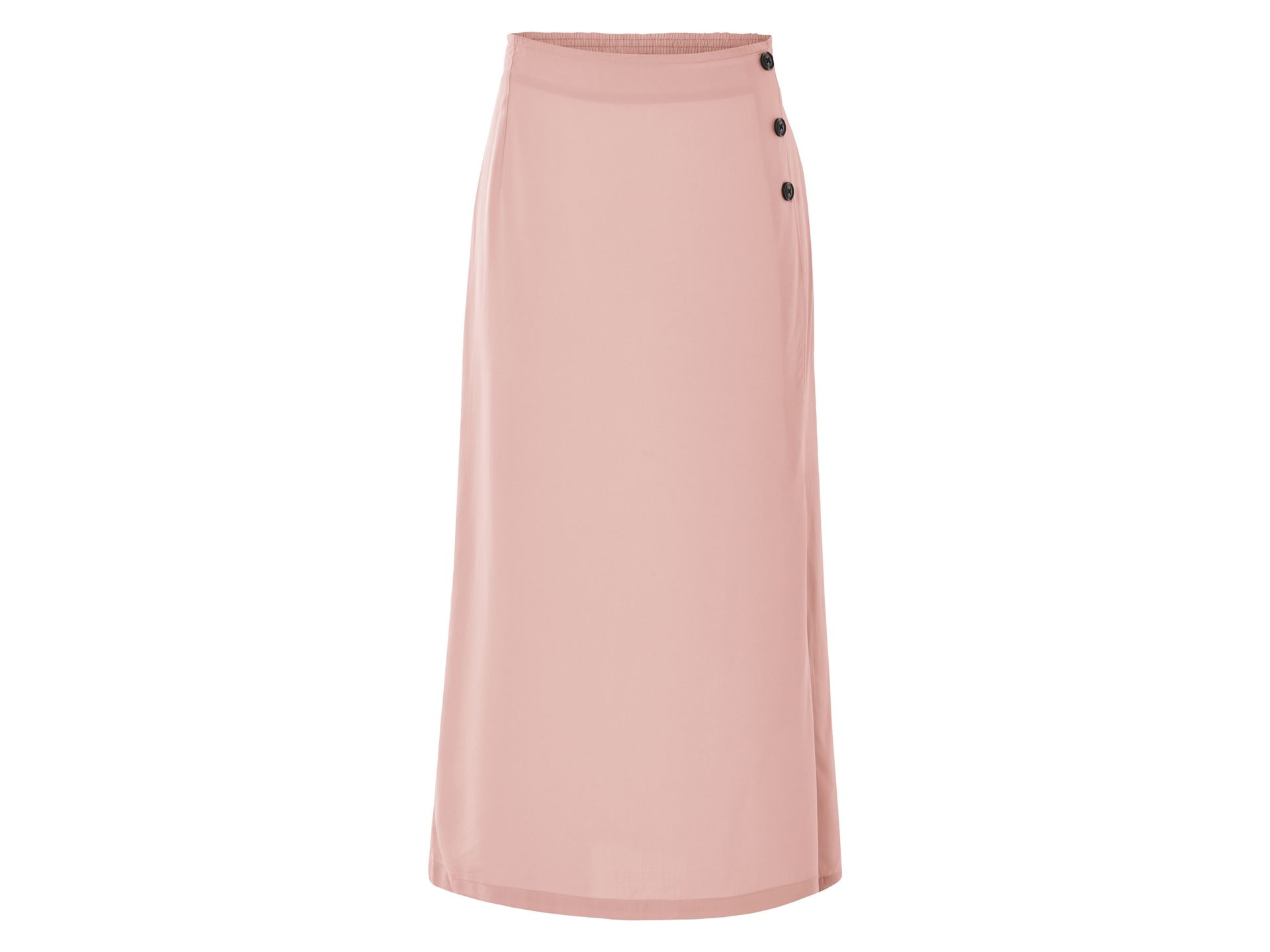 esmara® Spódnica midi damska z rozcięciem (Różowy, S (36-38))