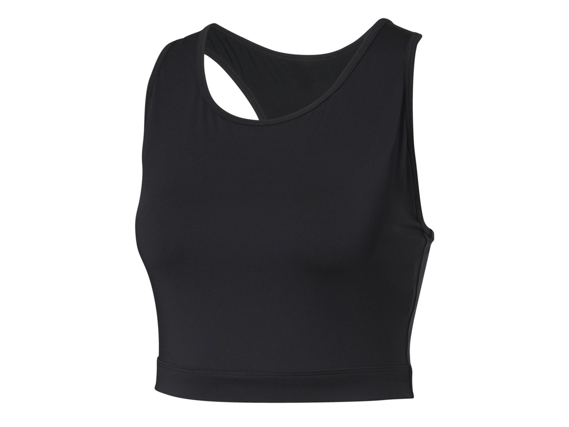 CRIVIT Sportowy biustonosz damski, Light Level (Czarny, XS (32/34))