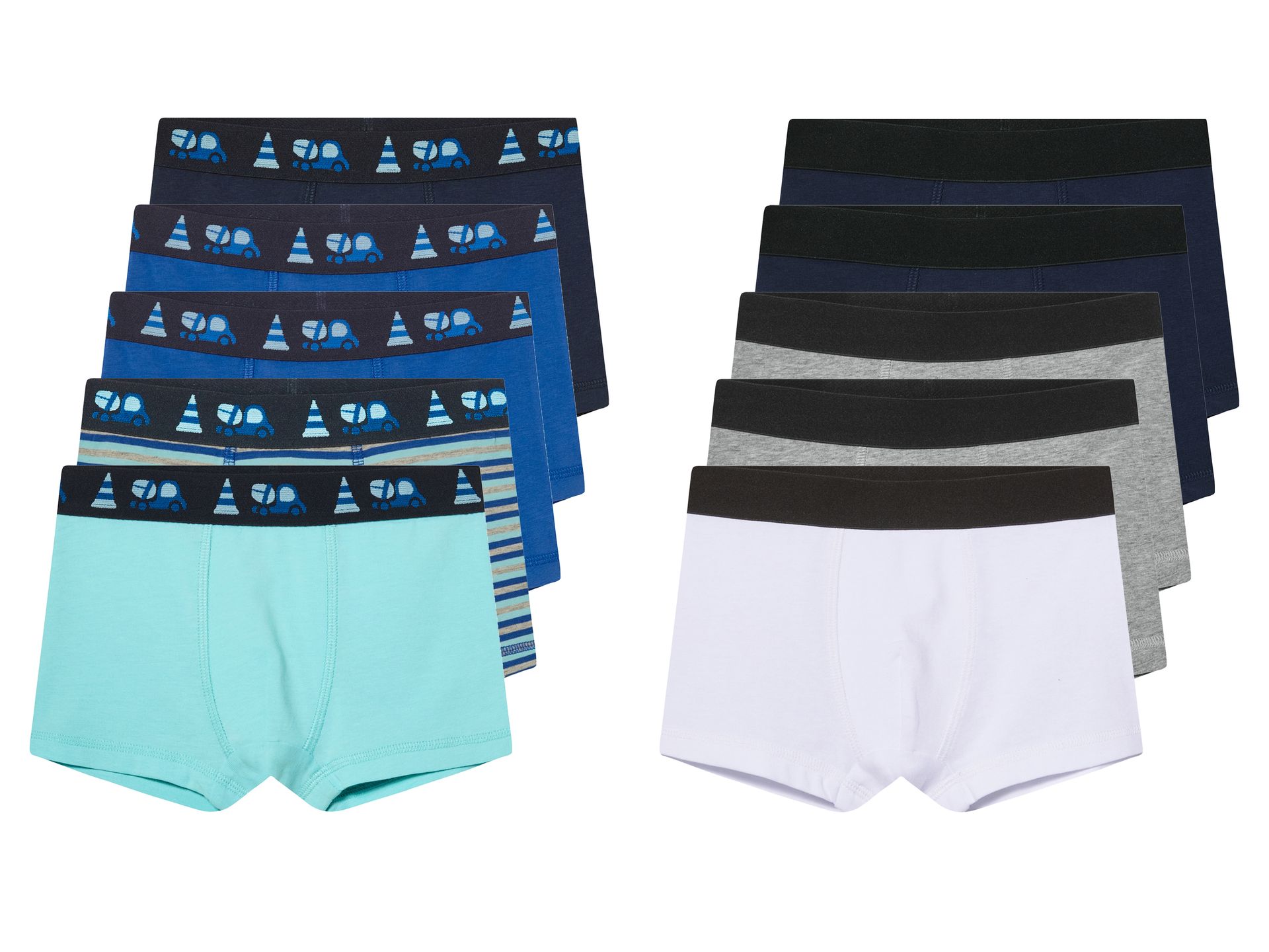 lupilu® Bokserki dziecięce z biobawełną, 5 par