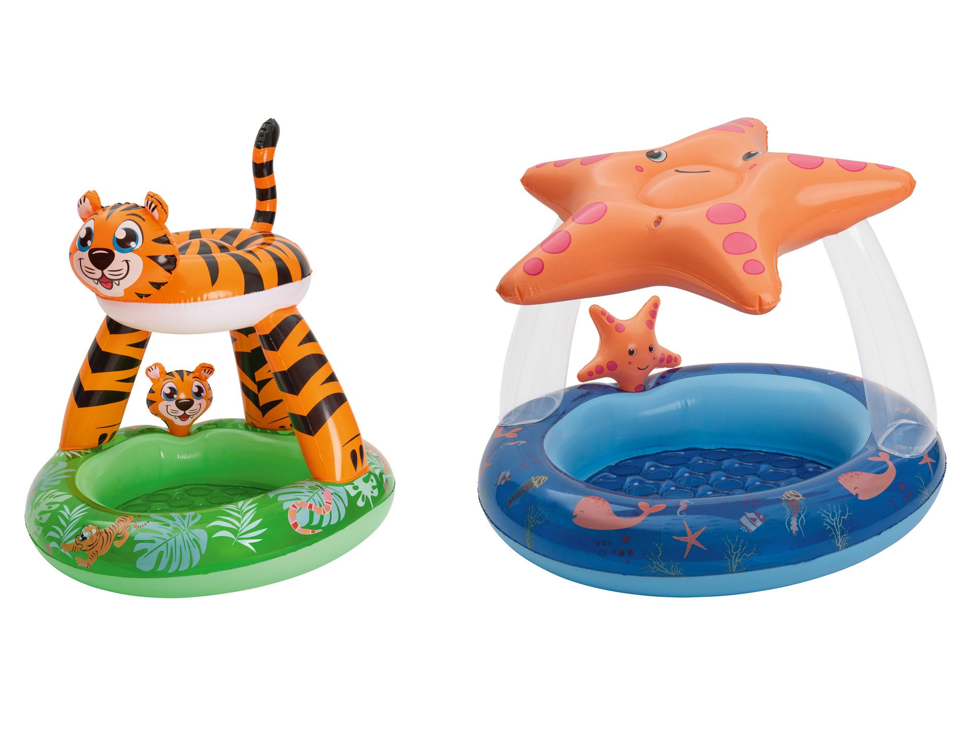 Playtive Brodzik dziecięcy z daszkiem, 2 elementy