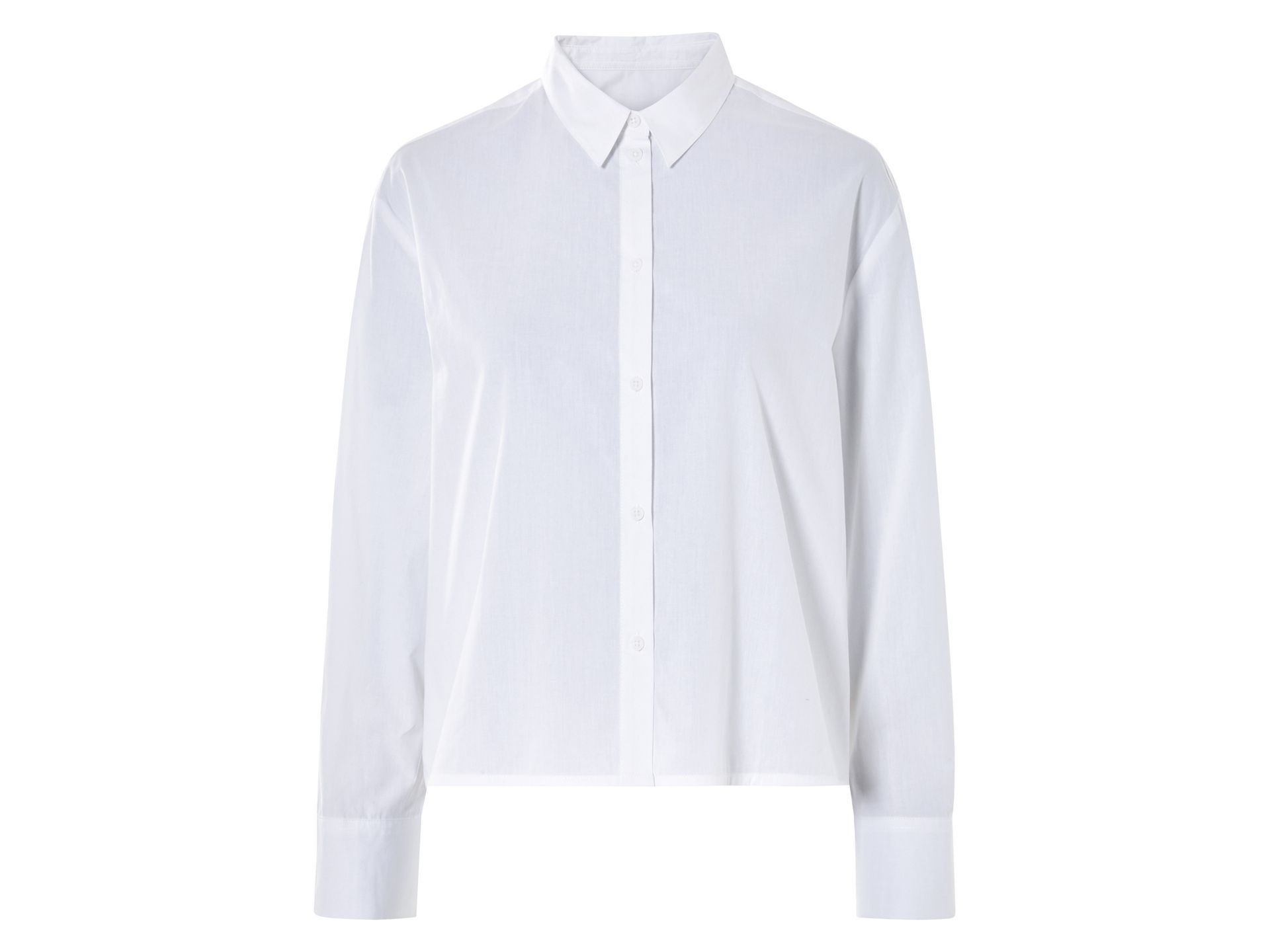 esmara® Koszula damska z bawełny (Biały, M(40/42))