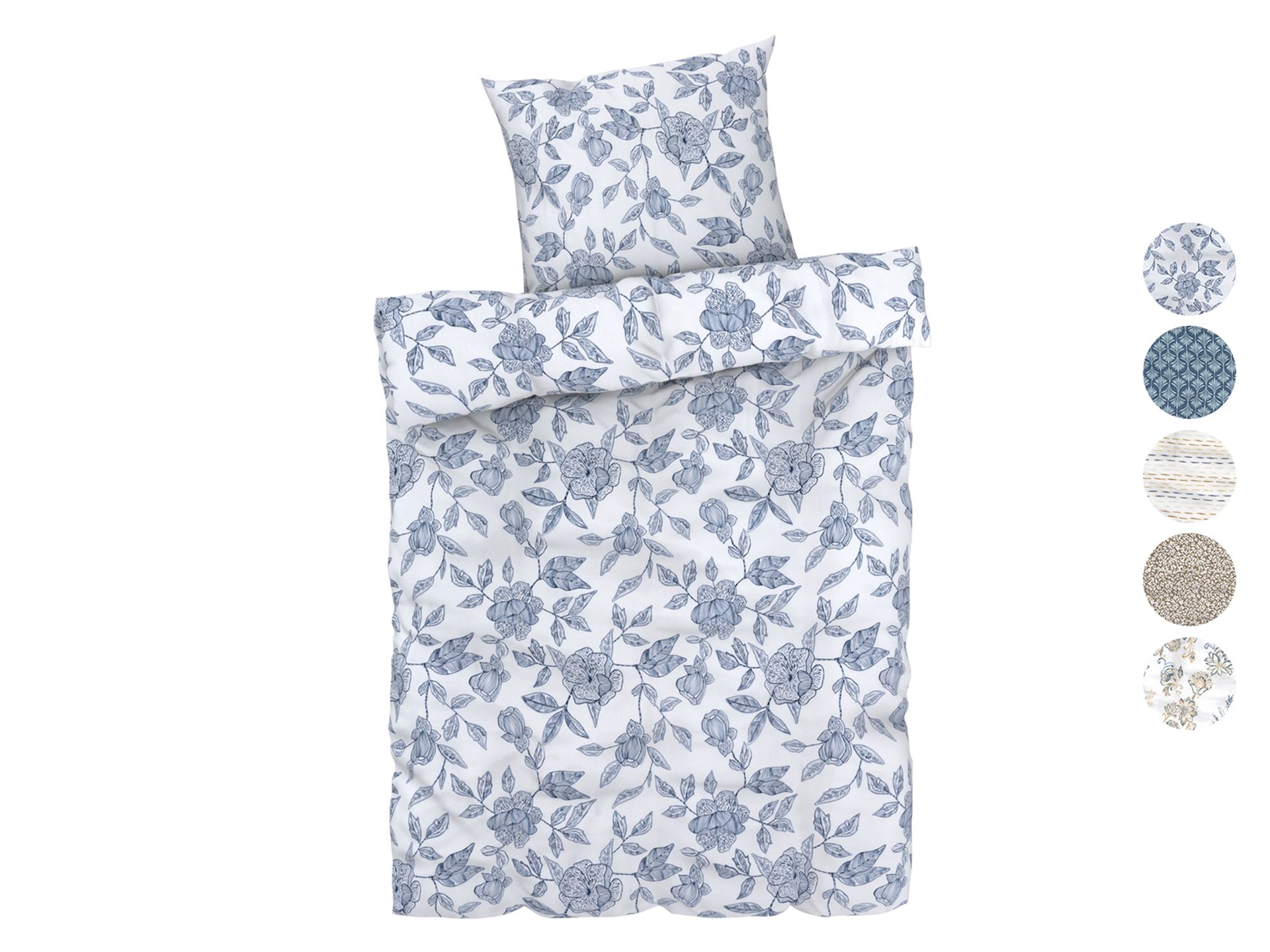 LIVARNO home Pościel satynowa z bawełny, 140 x 200 cm