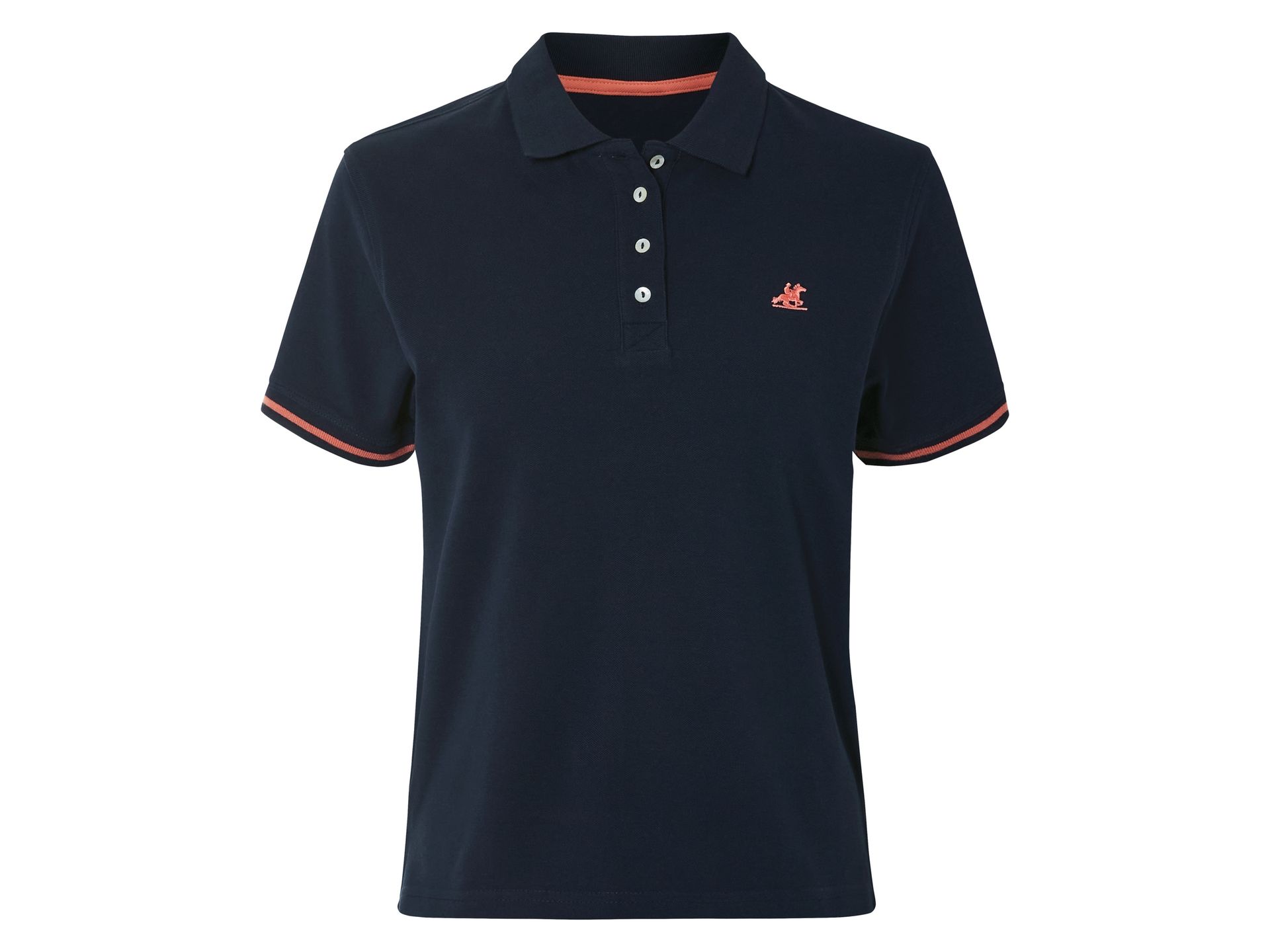 esmara® x Grand Polo T-shirt polo damski z bawełny (Granatowy, S (36/38))