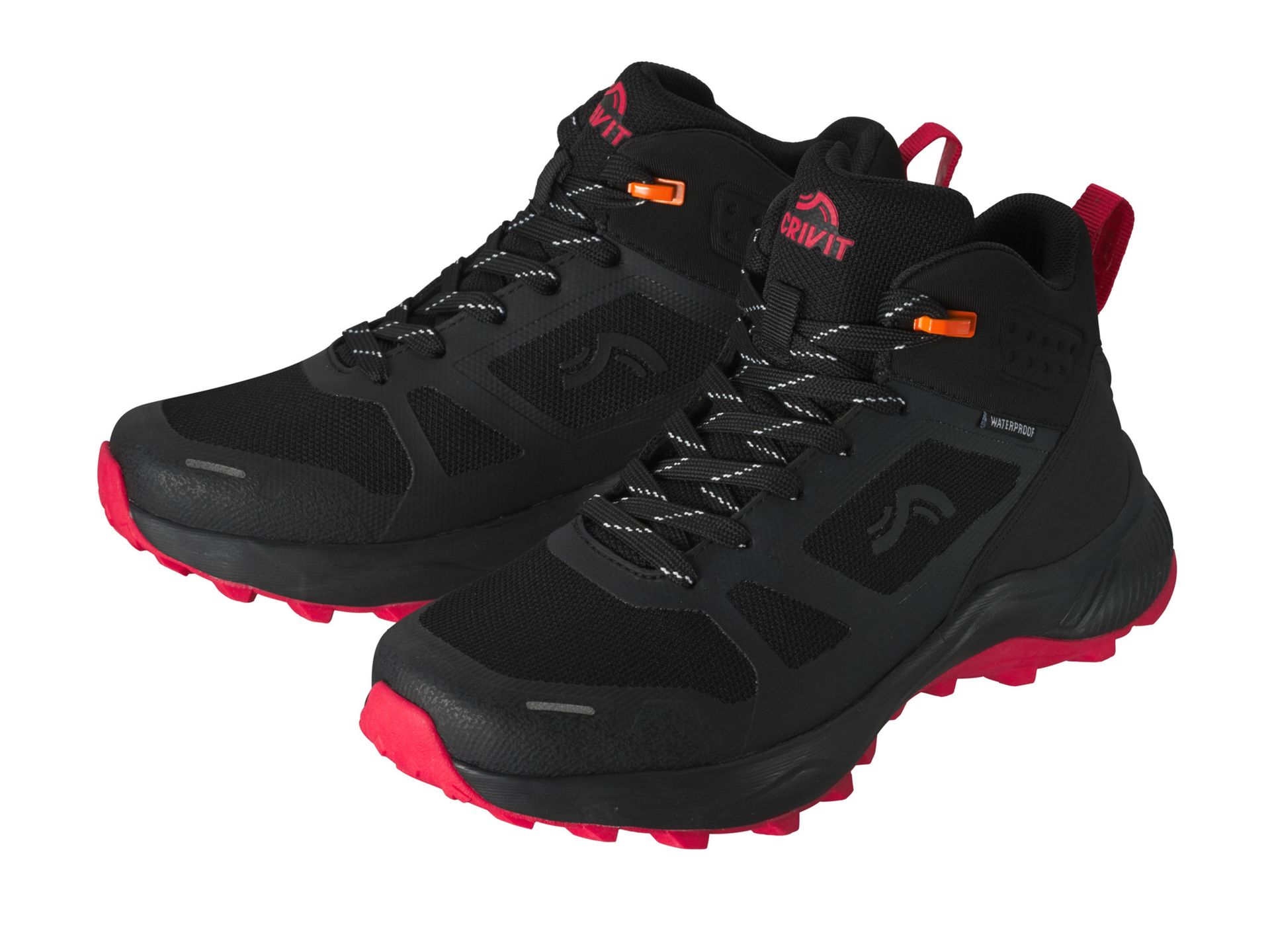 CRIVIT Buty trekkingowe damskie (Czarny, 38)