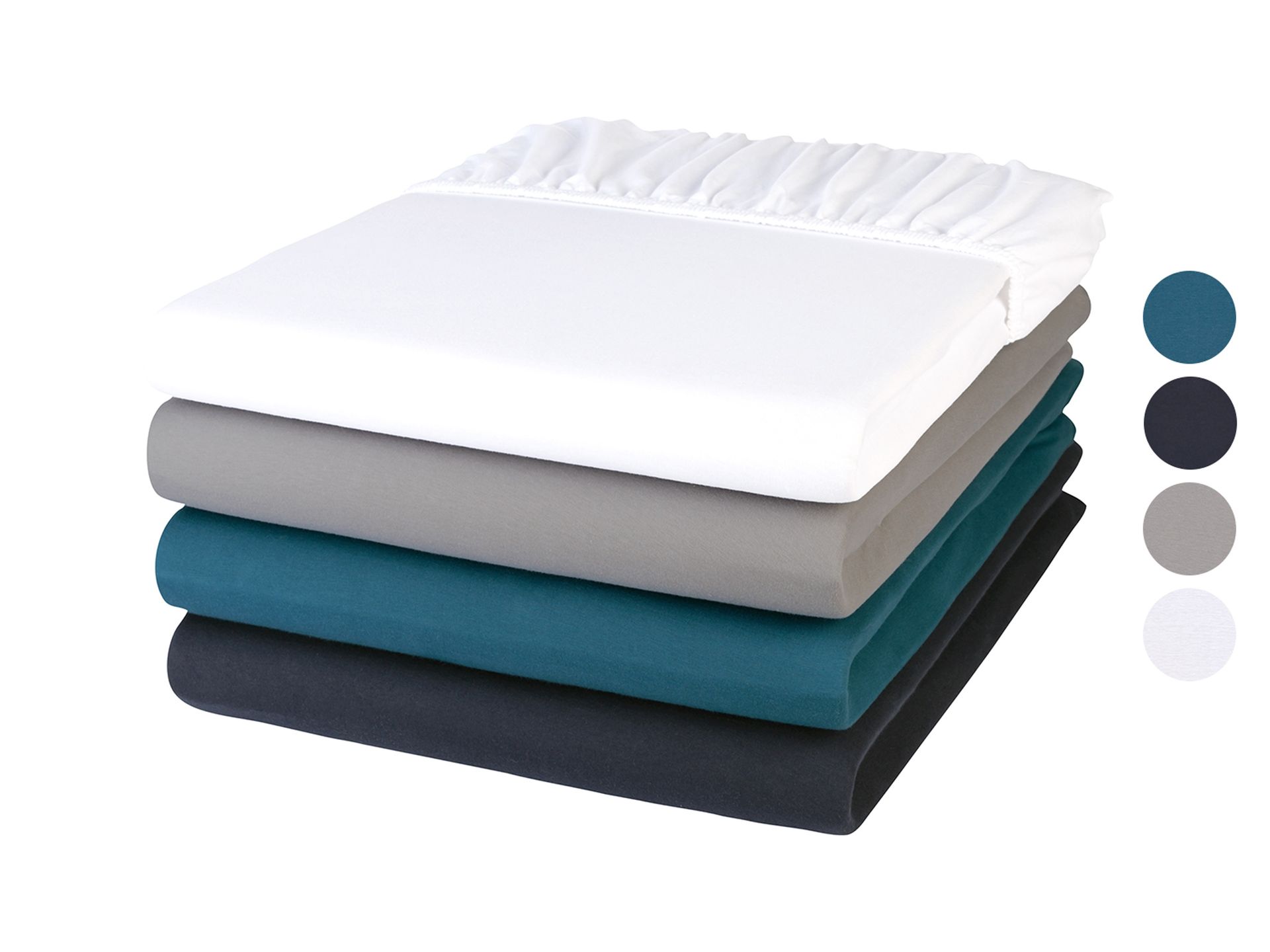 LIVARNO home Prześcieradło z dżerseju z gumką, 140-160 x 200 cm