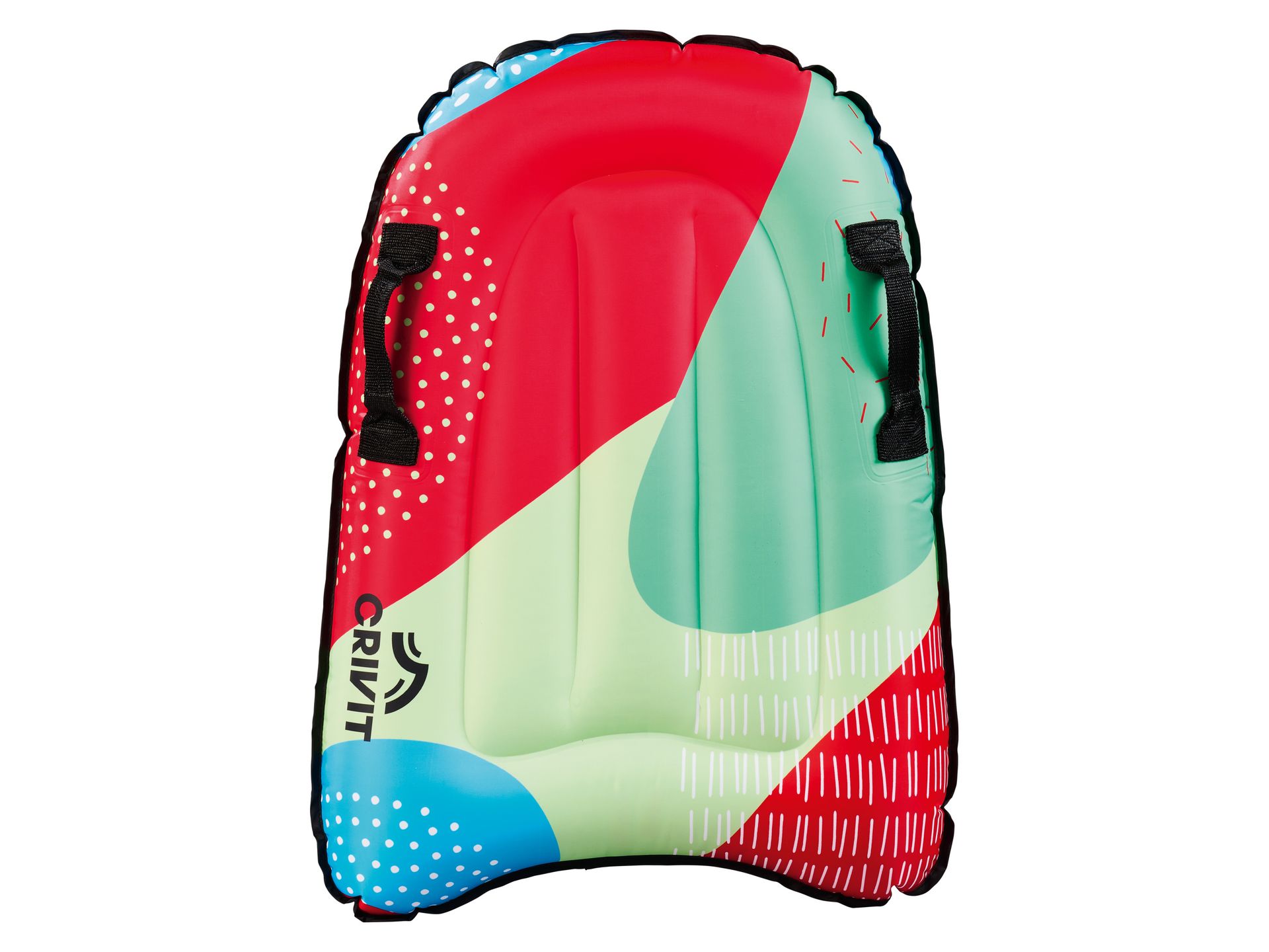 CRIVIT Deska bodyboard dmuchana (różowy/żółty/zielony)