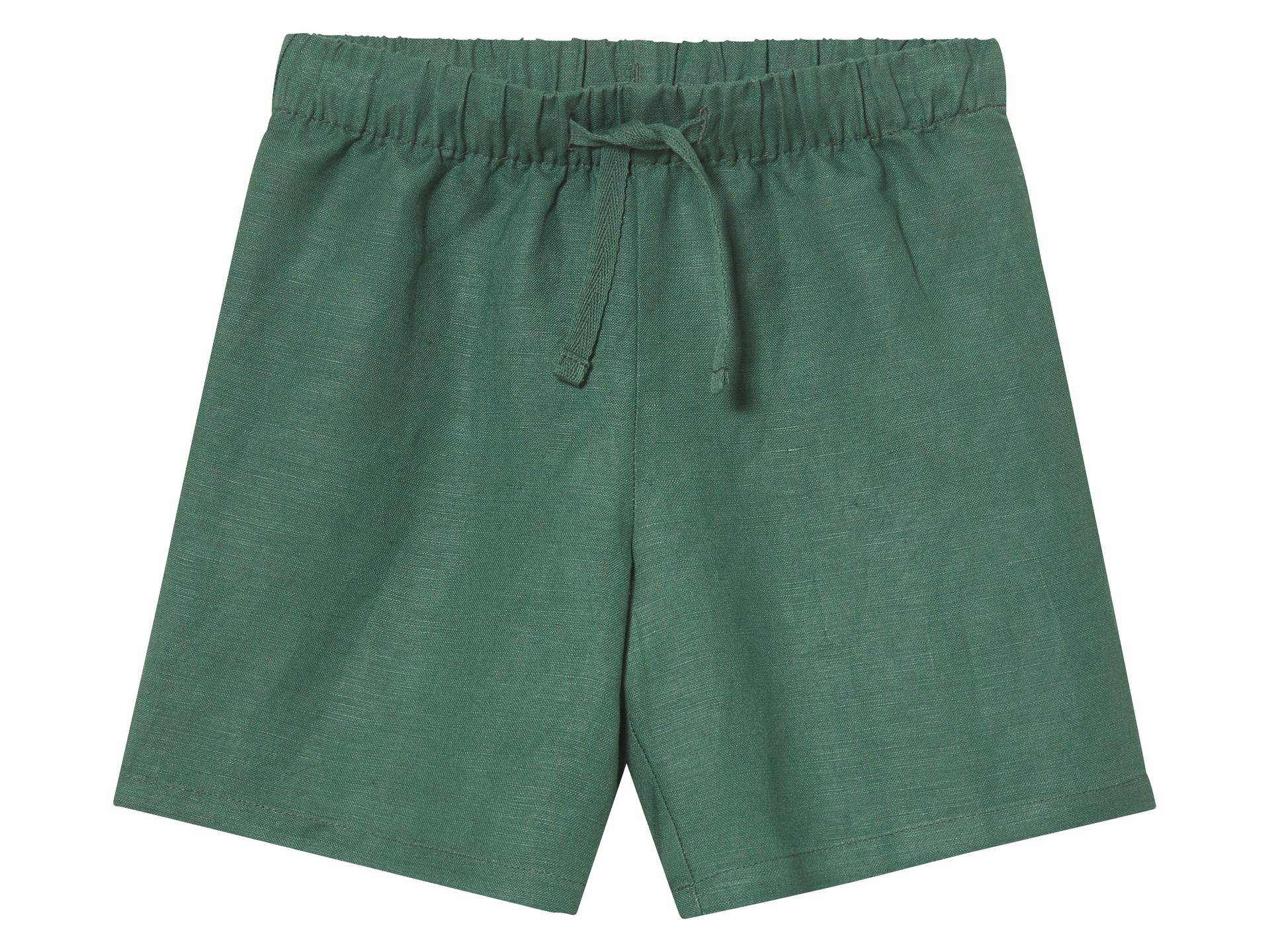 lupilu® Bermudy dziecięce z lnem i bawełną (Zielony, 98/104)