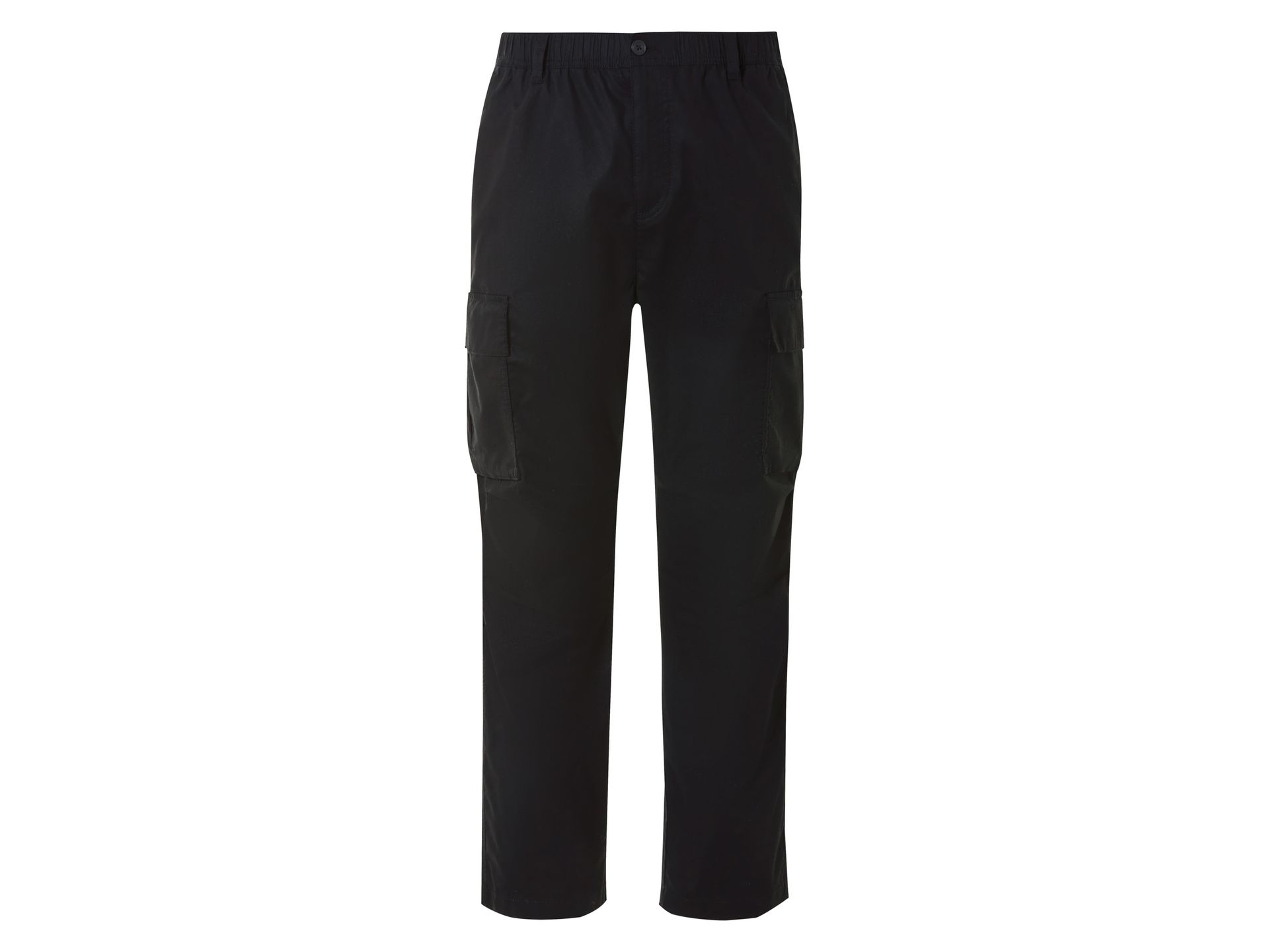 LIVERGY® Spodnie cargo męskie z bawełną (Czarny, XL (56/58))