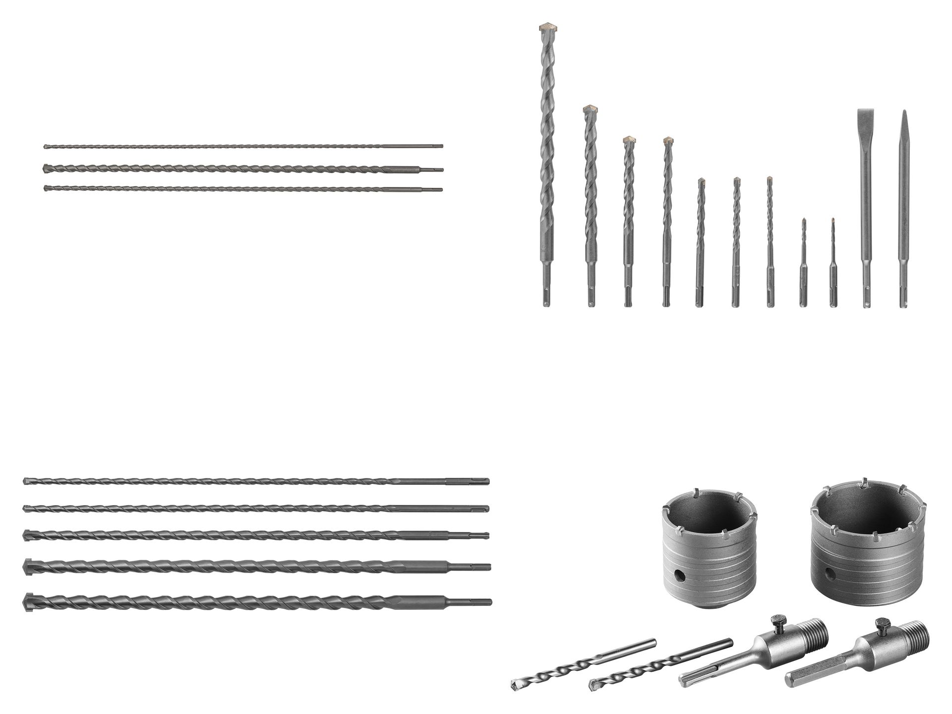 PARKSIDE® Zestaw wierteł do kamienia, cegły i betonu lekkiego