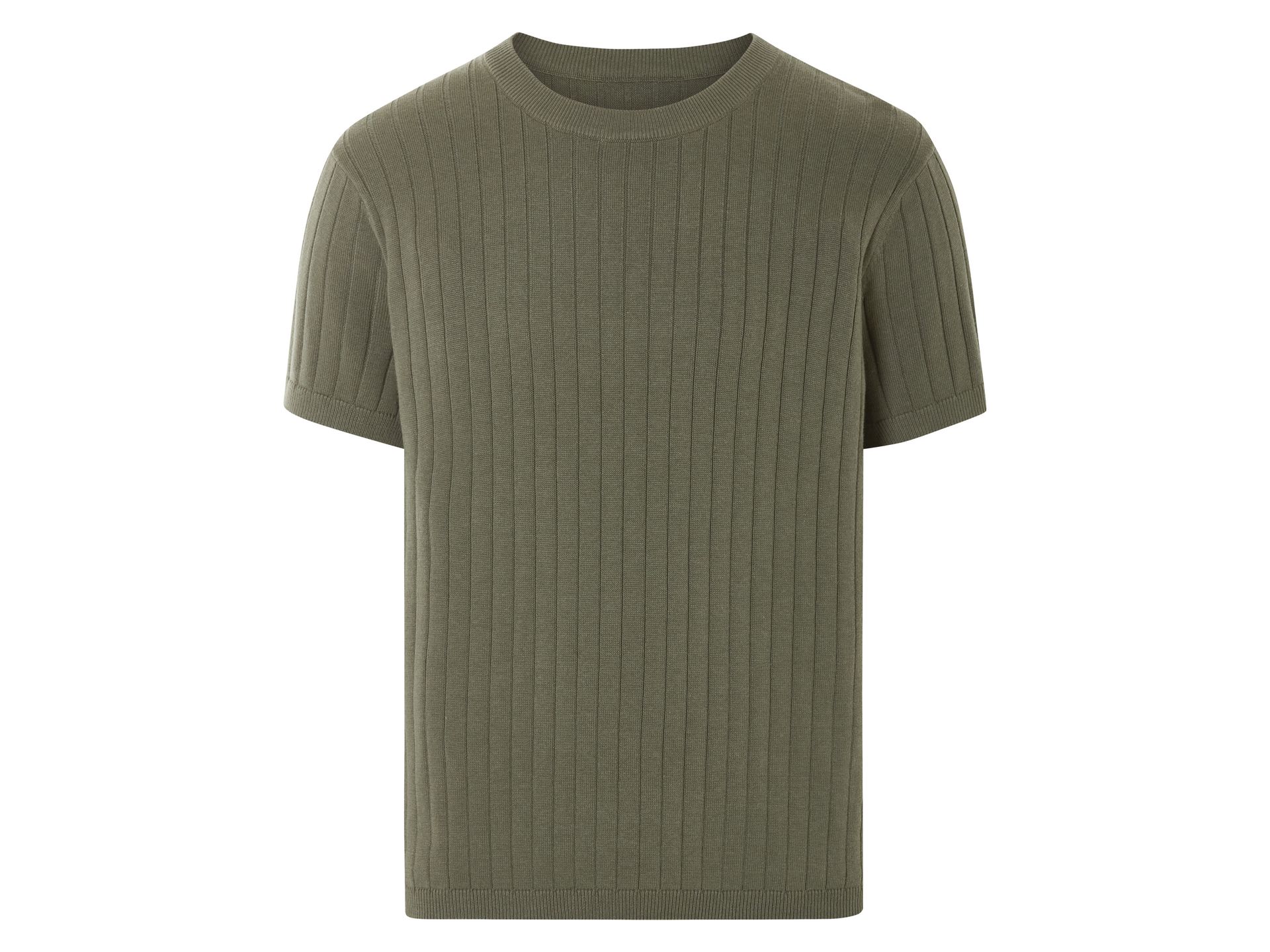 LIVERGY® T-shirt męski z dzianiny (Khaki, M(48/50))
