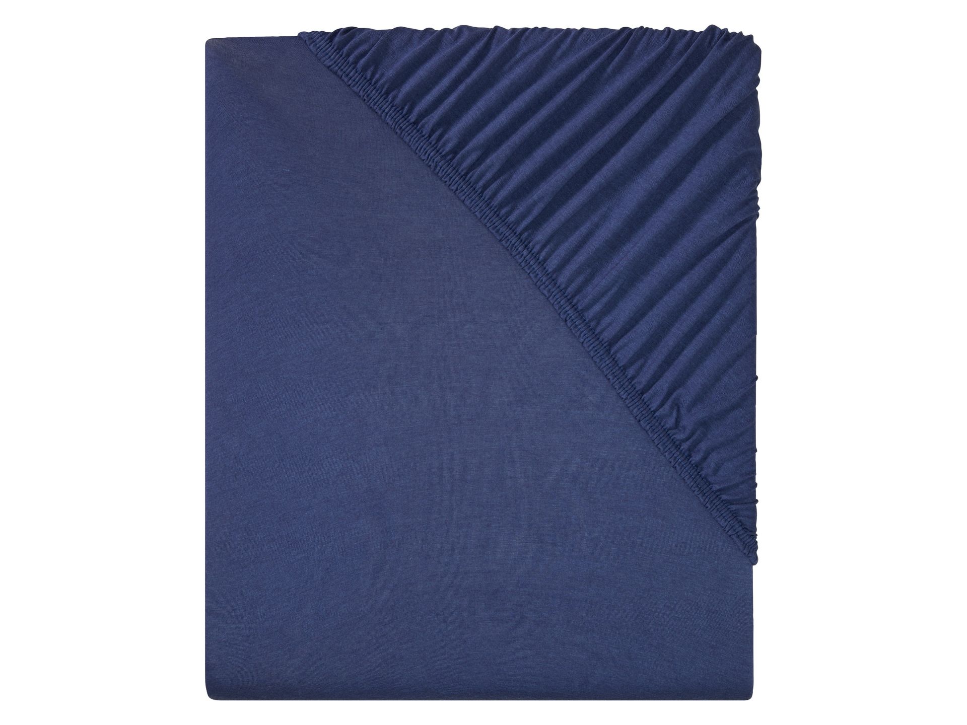 LIVARNO home Prześcieradło dżersejowe, 140-160 x 200 cm (Granatowy)