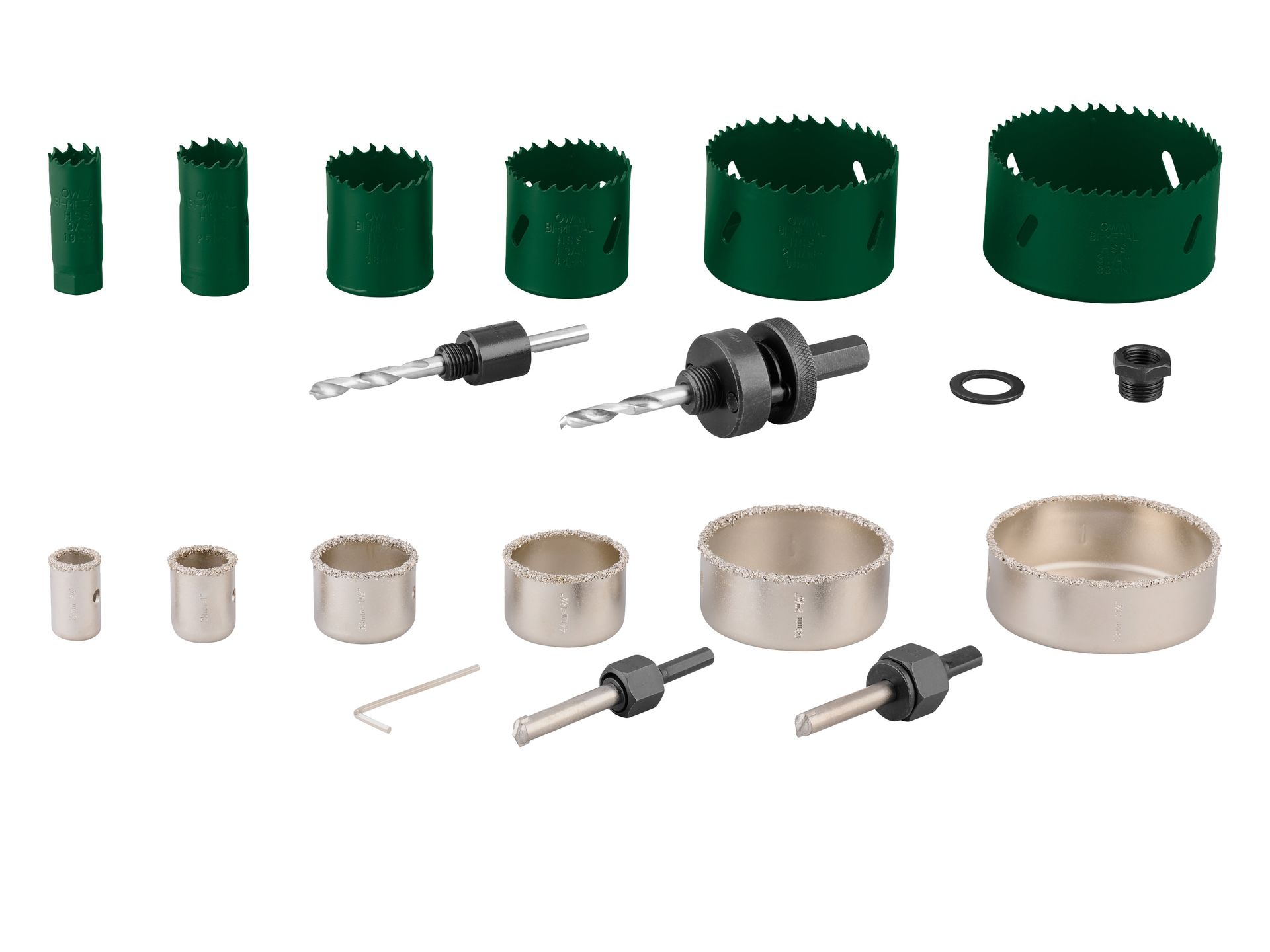 PARKSIDE® Zestaw otwornic, 9 elementów